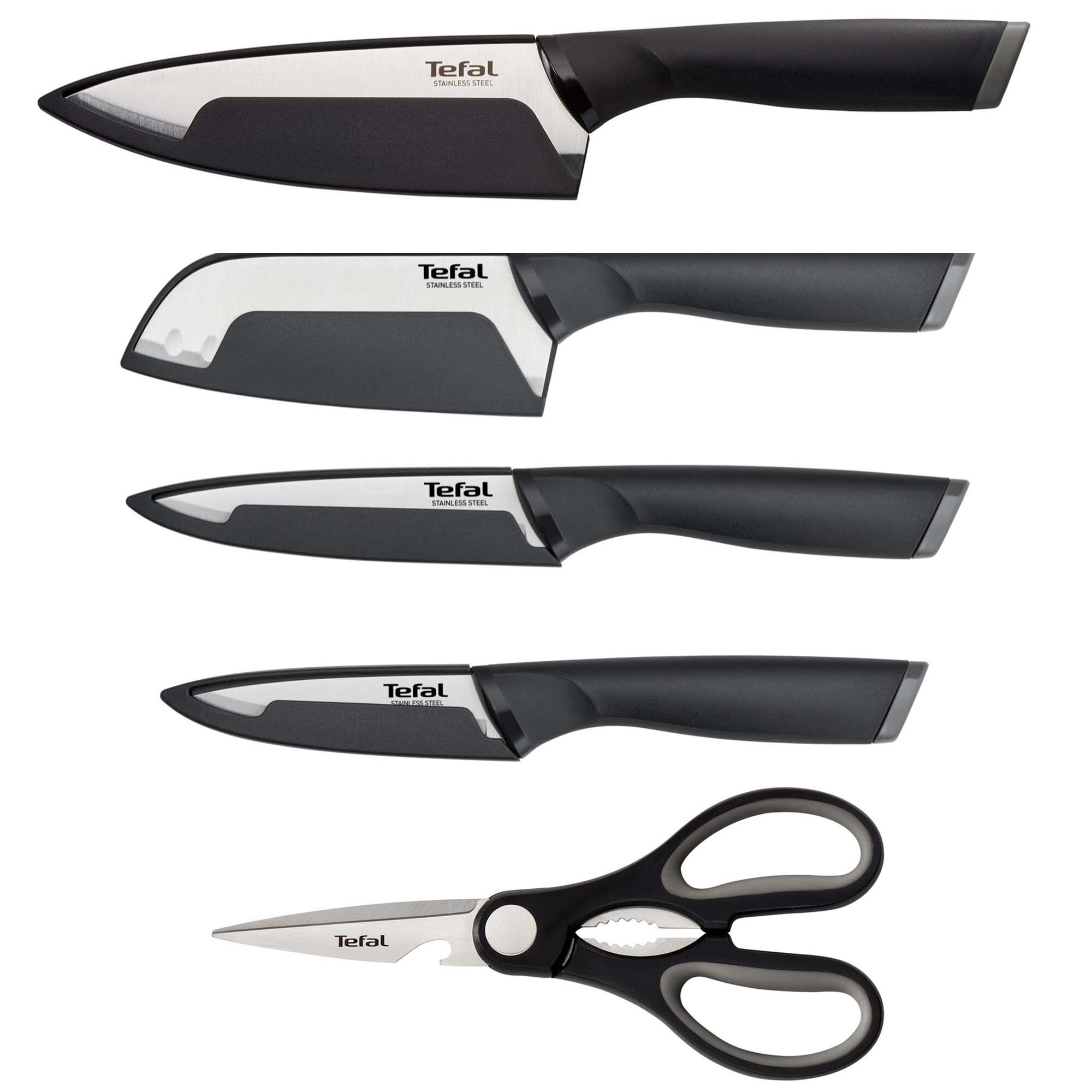 Tefal Comfort Knivsæt  Sølv    Dele