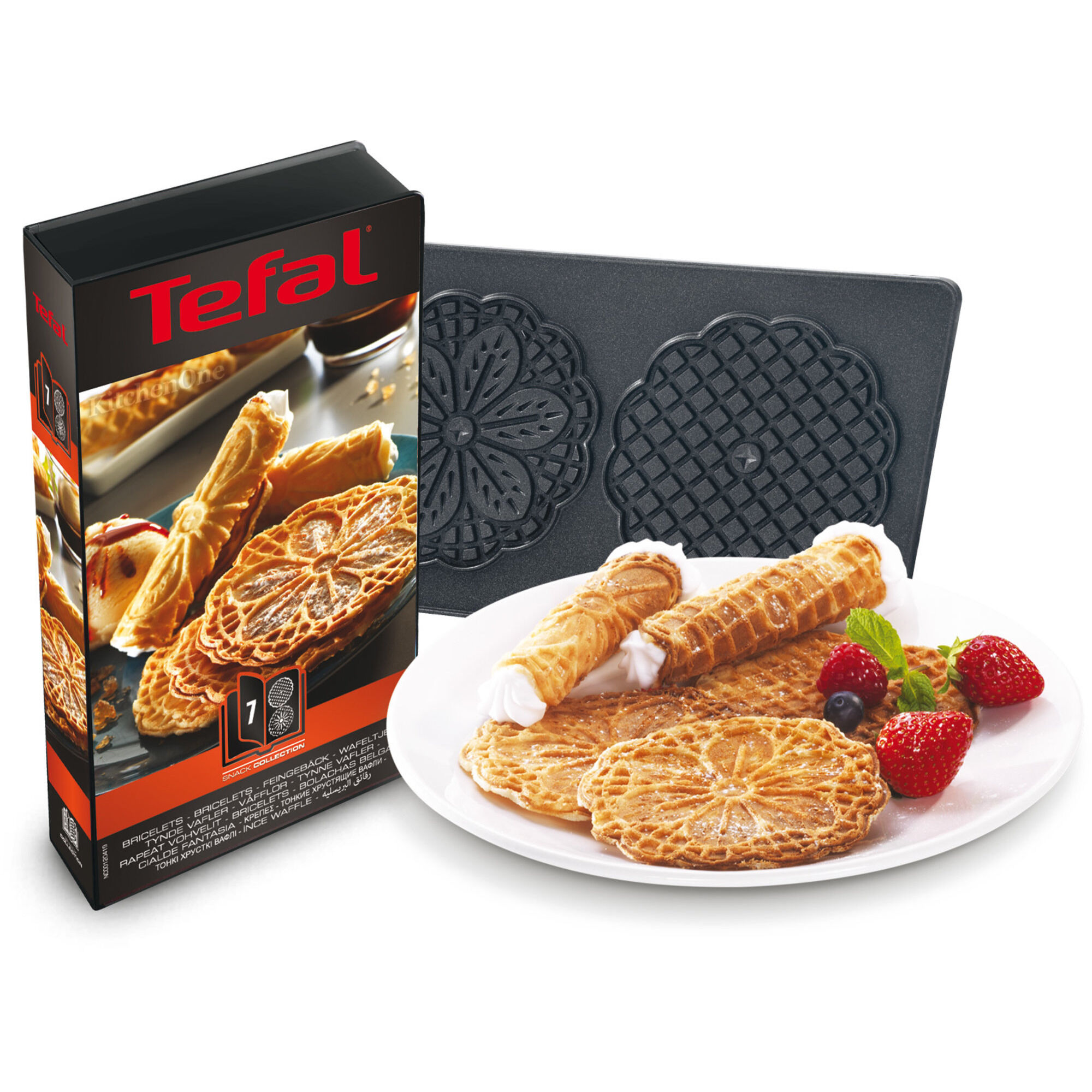 Tefal Snack Collection Plader: Tynde Vafler