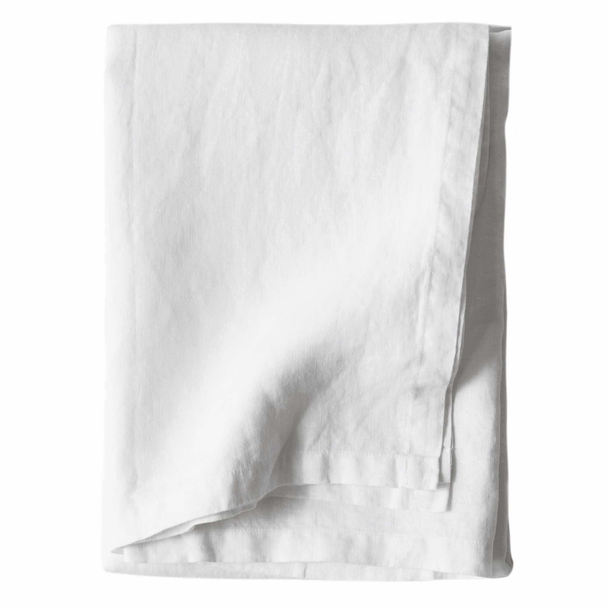 Tell Me More Dug   Hør 145   270 Cm  Bleached White