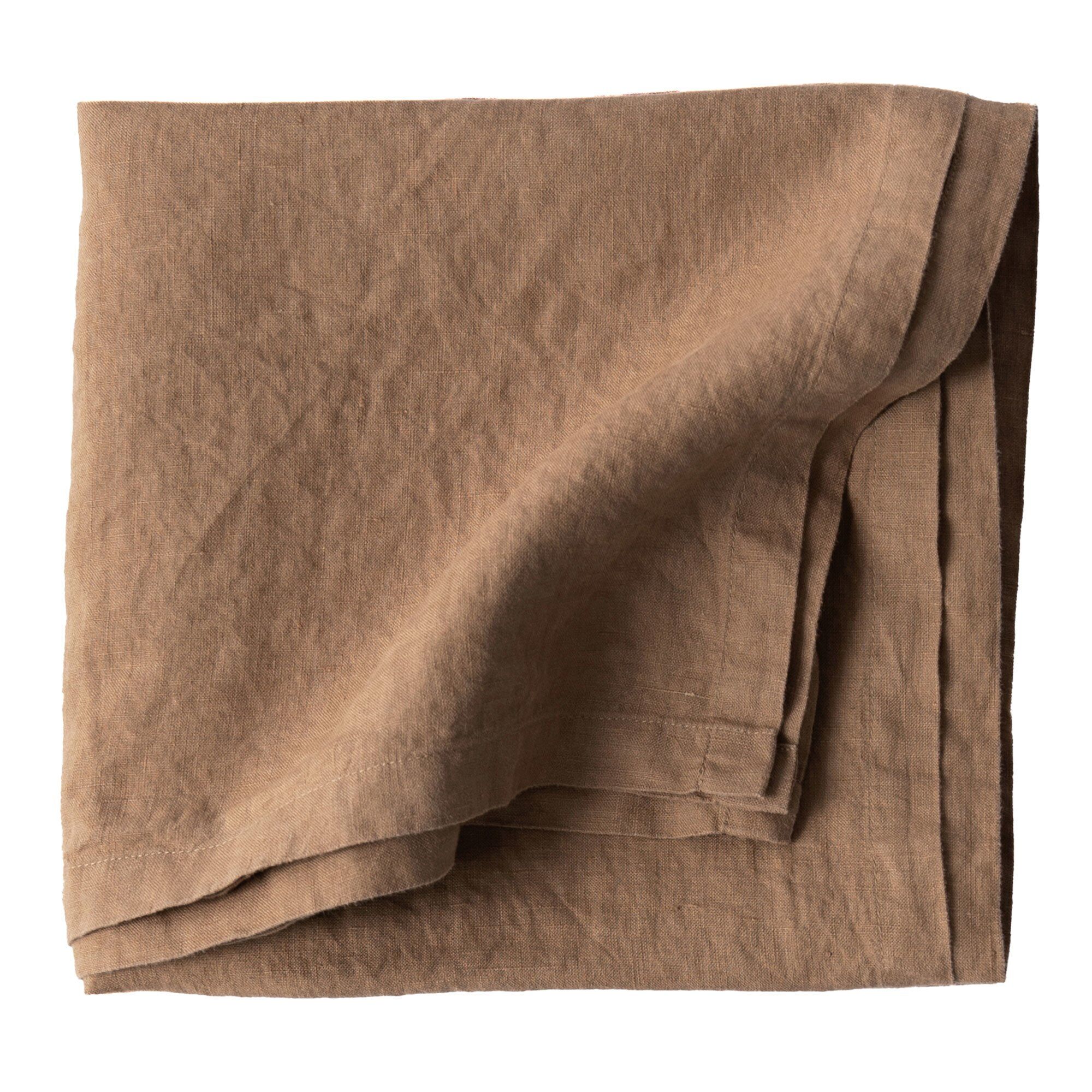 Tell Me More Dug   Hør 145   145 Cm  Hazelnut