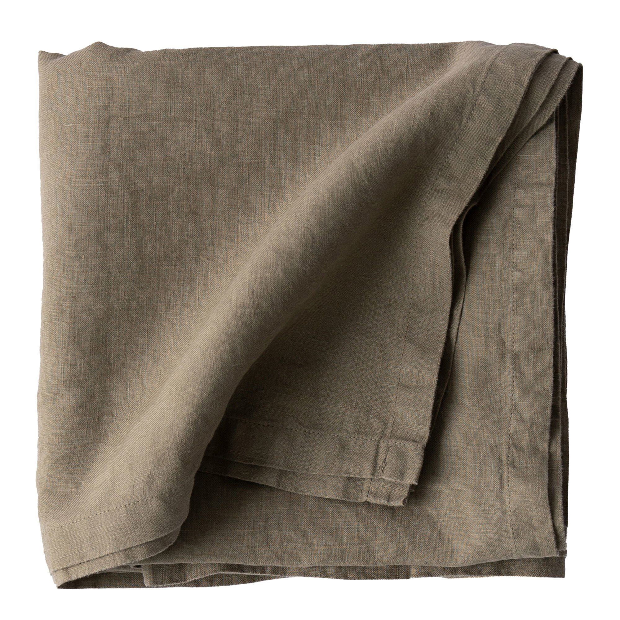 Tell Me More Dug   Hør 145   145 Cm  Olive