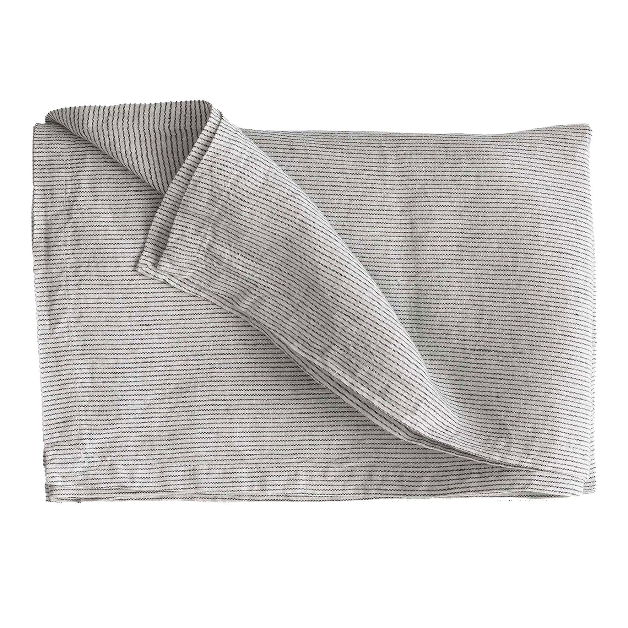 Tell Me More Dug   Hør 145   330 Cm  Pinstripe
