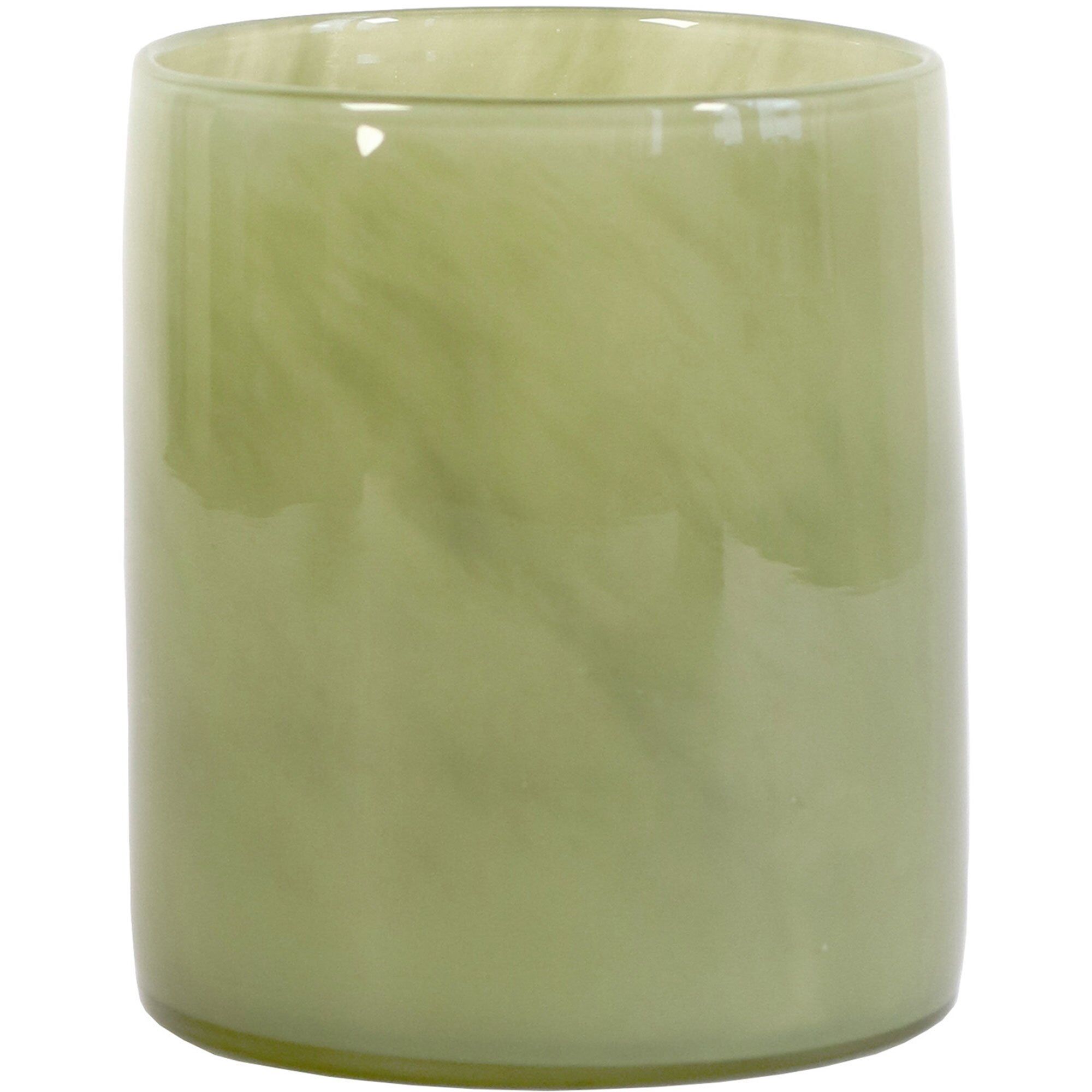 Tell Me More Lyric Fyrfadsstage  Olive Green  Medium