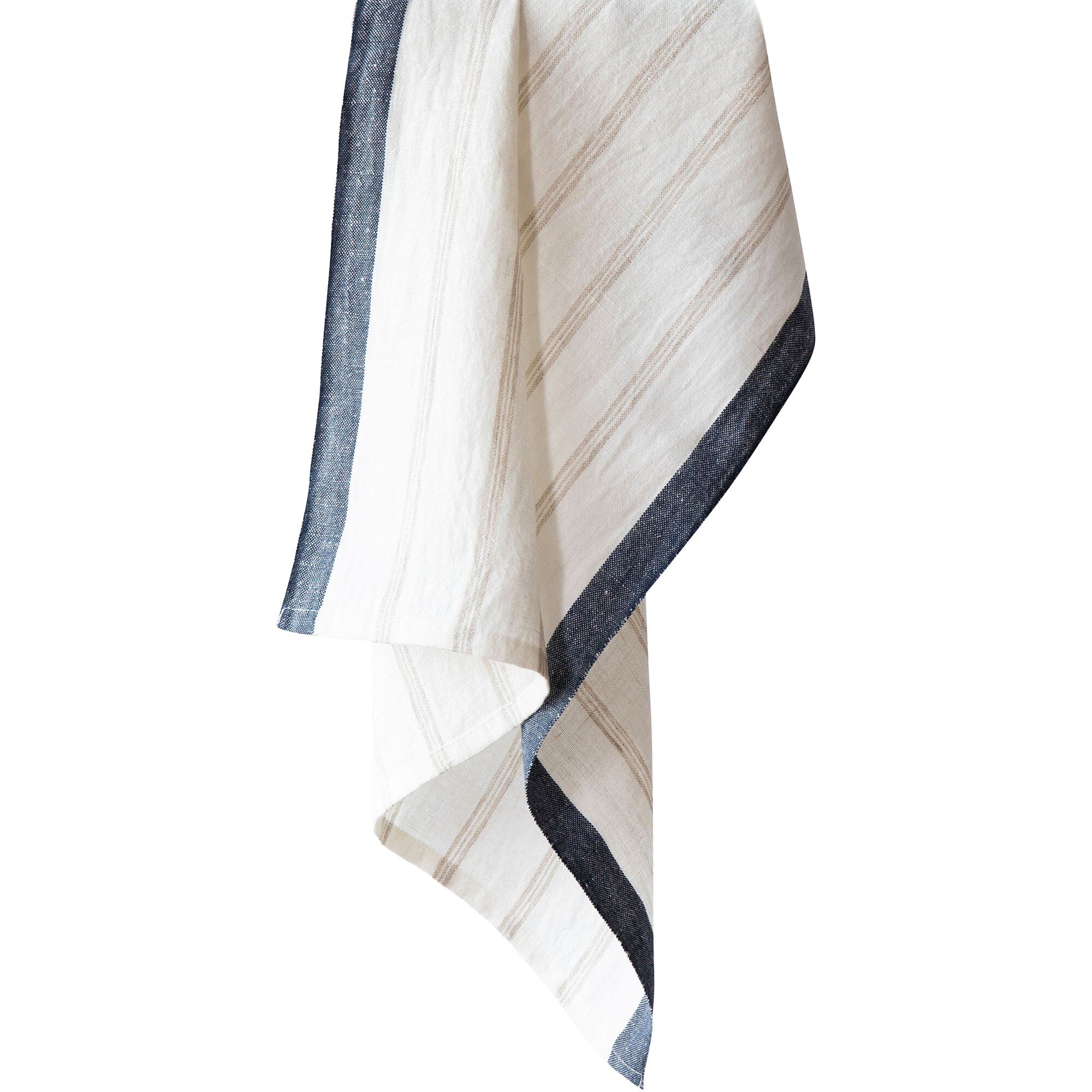 Tell Me More Maya Viskestykke 70x50 Cm  Natural Stripe
