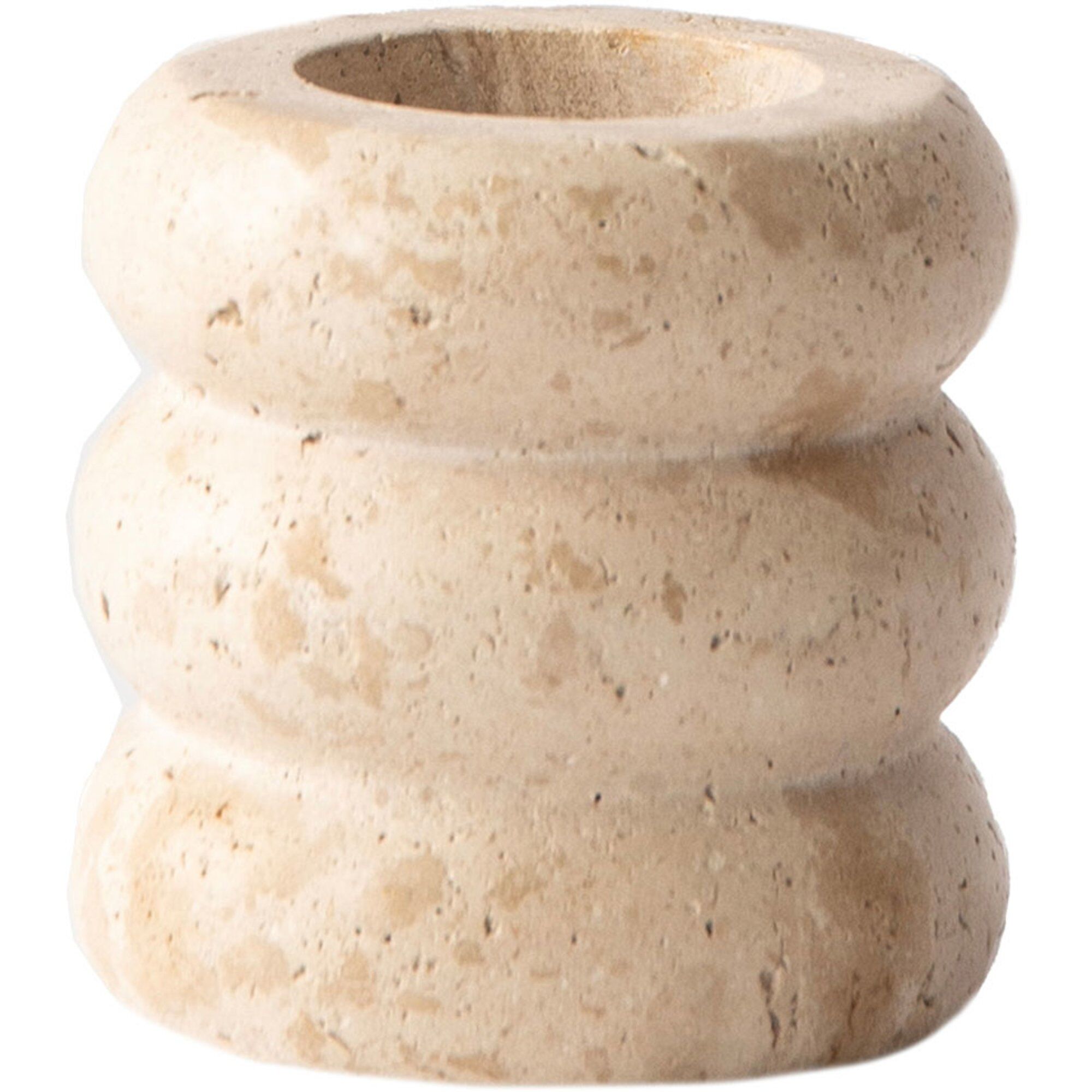 Tell Me More Travertine Lysestage Medium