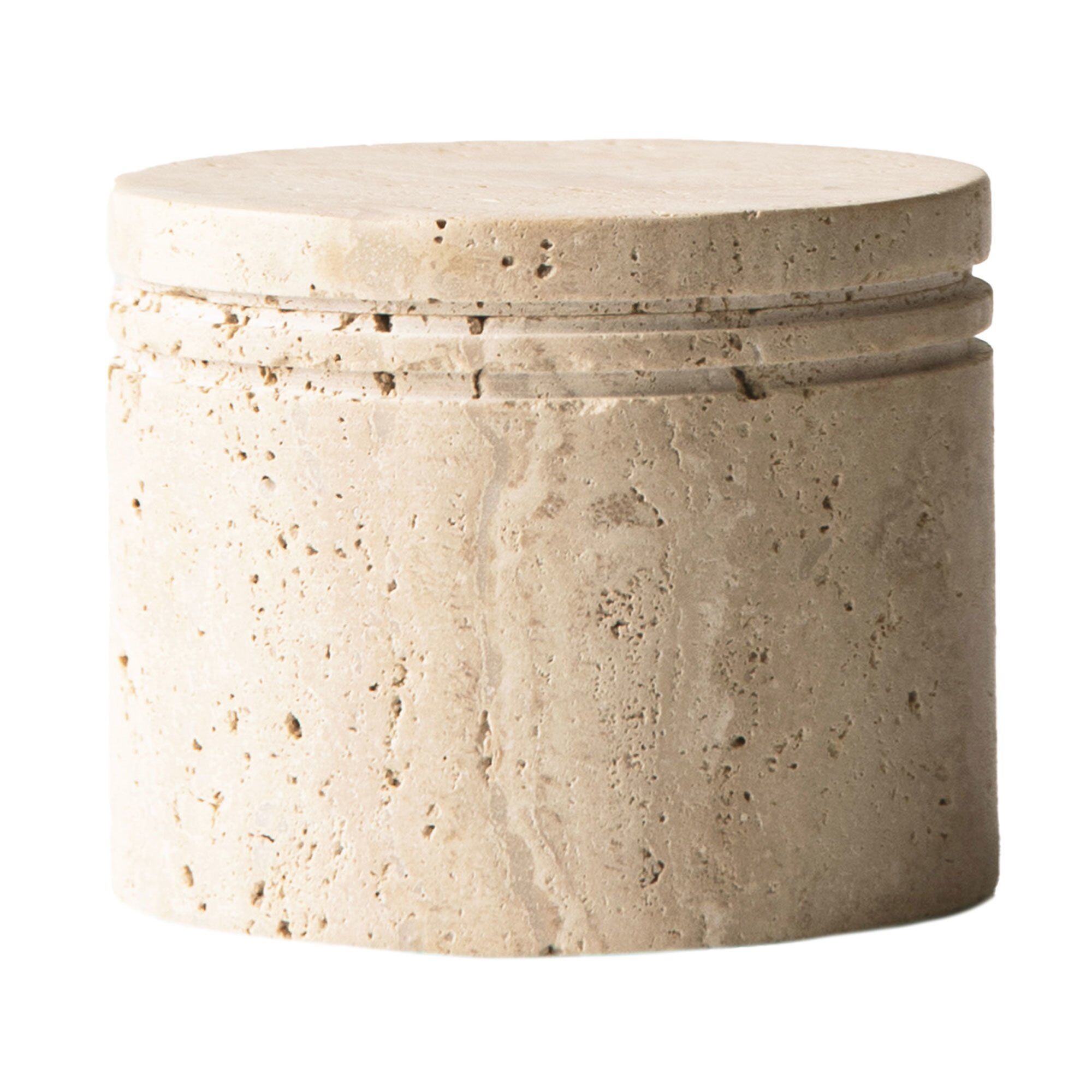Tell Me More Travertine Opbevaringskrukke 11   Cm