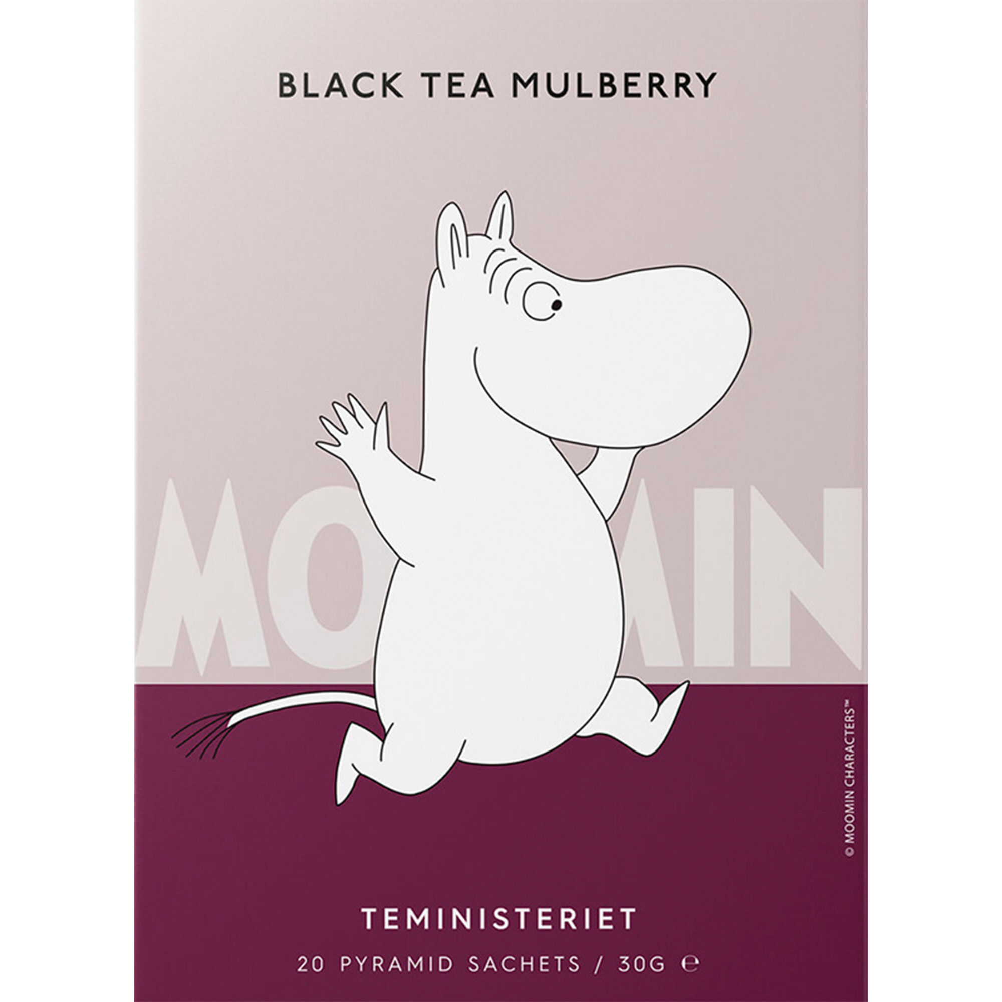 Teministeriet Moomin Sort Te  Marmot