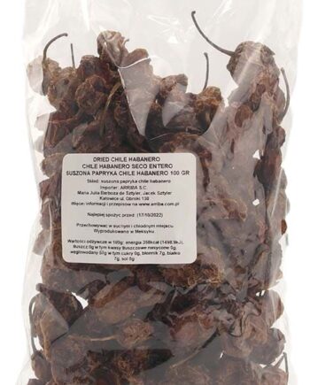 Tørrede Habanero Chili 100gr