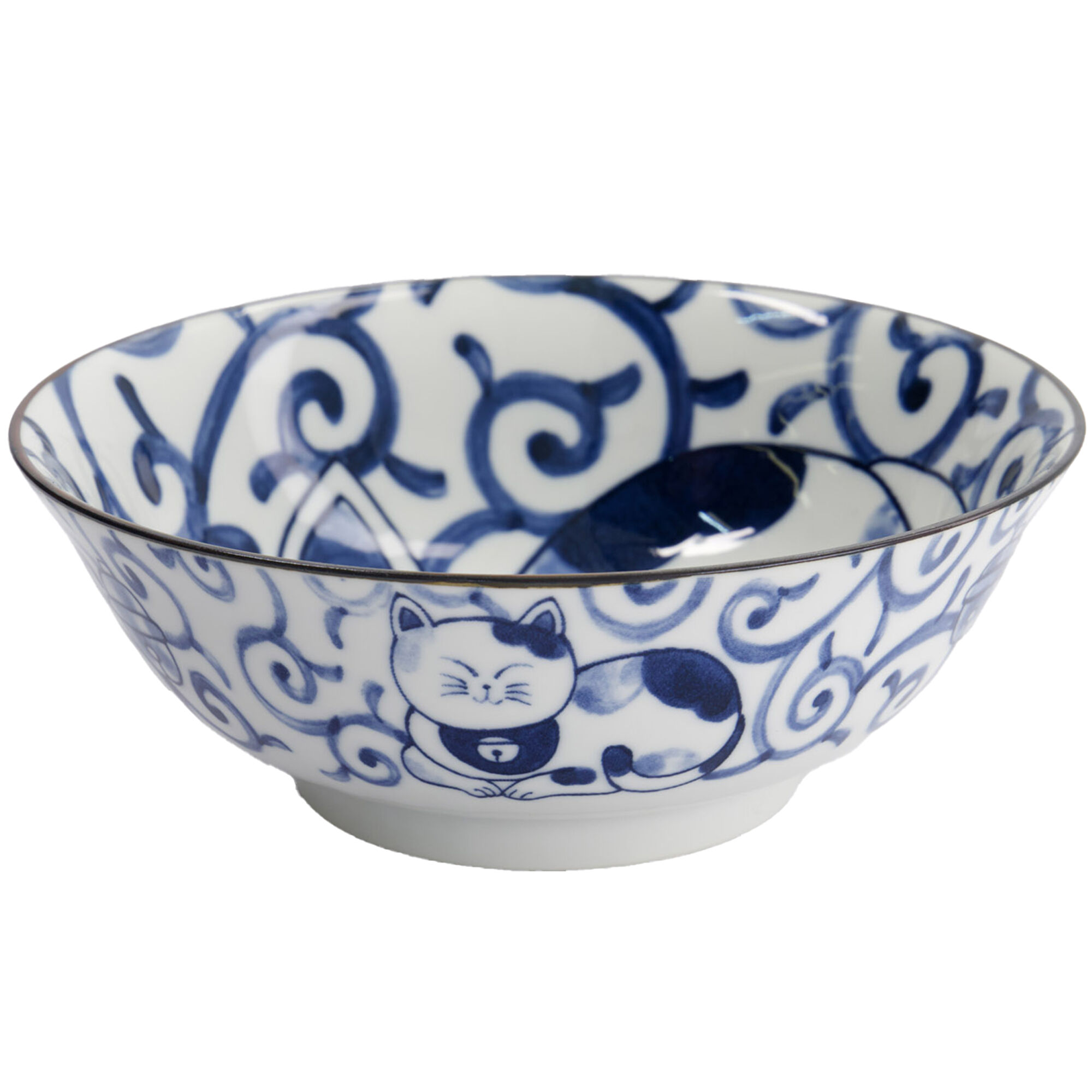 Tokyo Design Studio Kawaii Cat Neko Ramenskål   Liter  33418