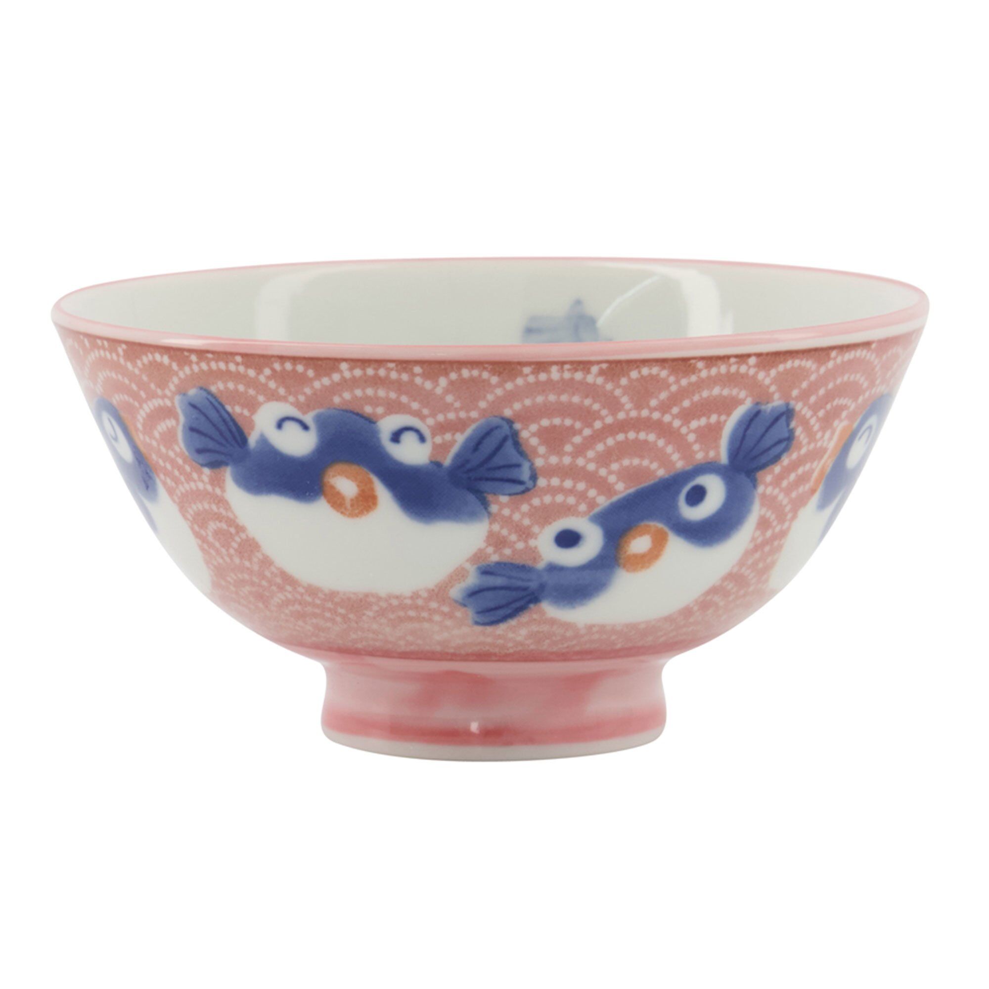 Tokyo Design Studio Kawaii Skål 11 Cm  Fish Pink