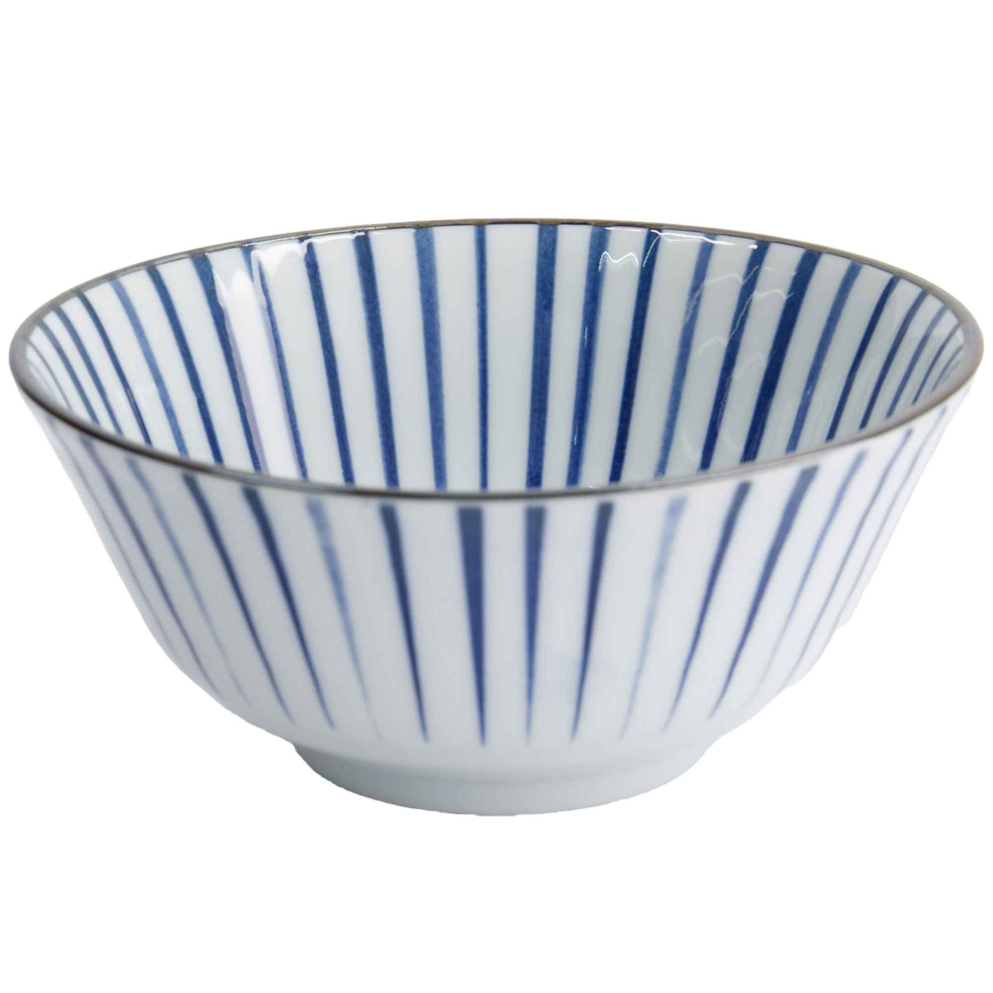 Tokyo Design Studio Natsu Tokusa Tayo Skål 500 Ml  Blå Hvid
