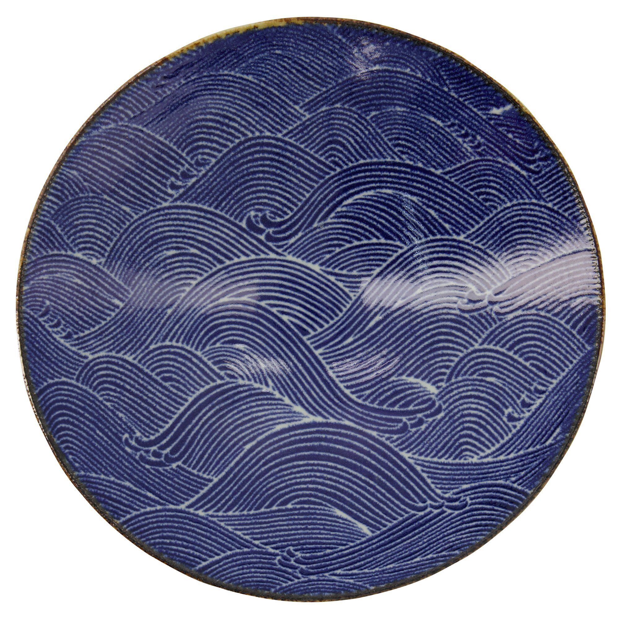 Tokyo Design Studio Seigaiha Blue Skål 24   Cm