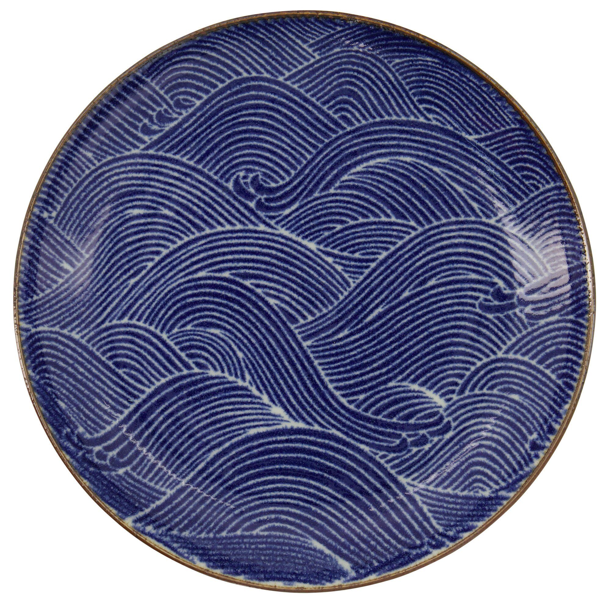 Tokyo Design Studio  Seigaiha Blue Tallerken 21