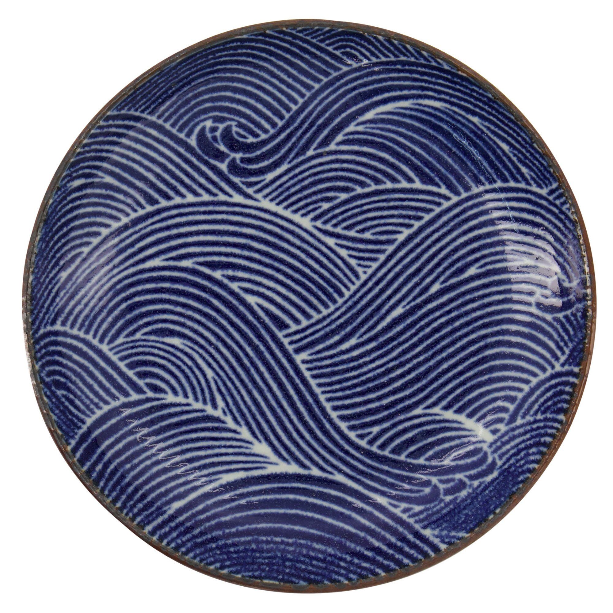 Tokyo Design Studio Seigaiha Tallerken 15         Cm  Blå