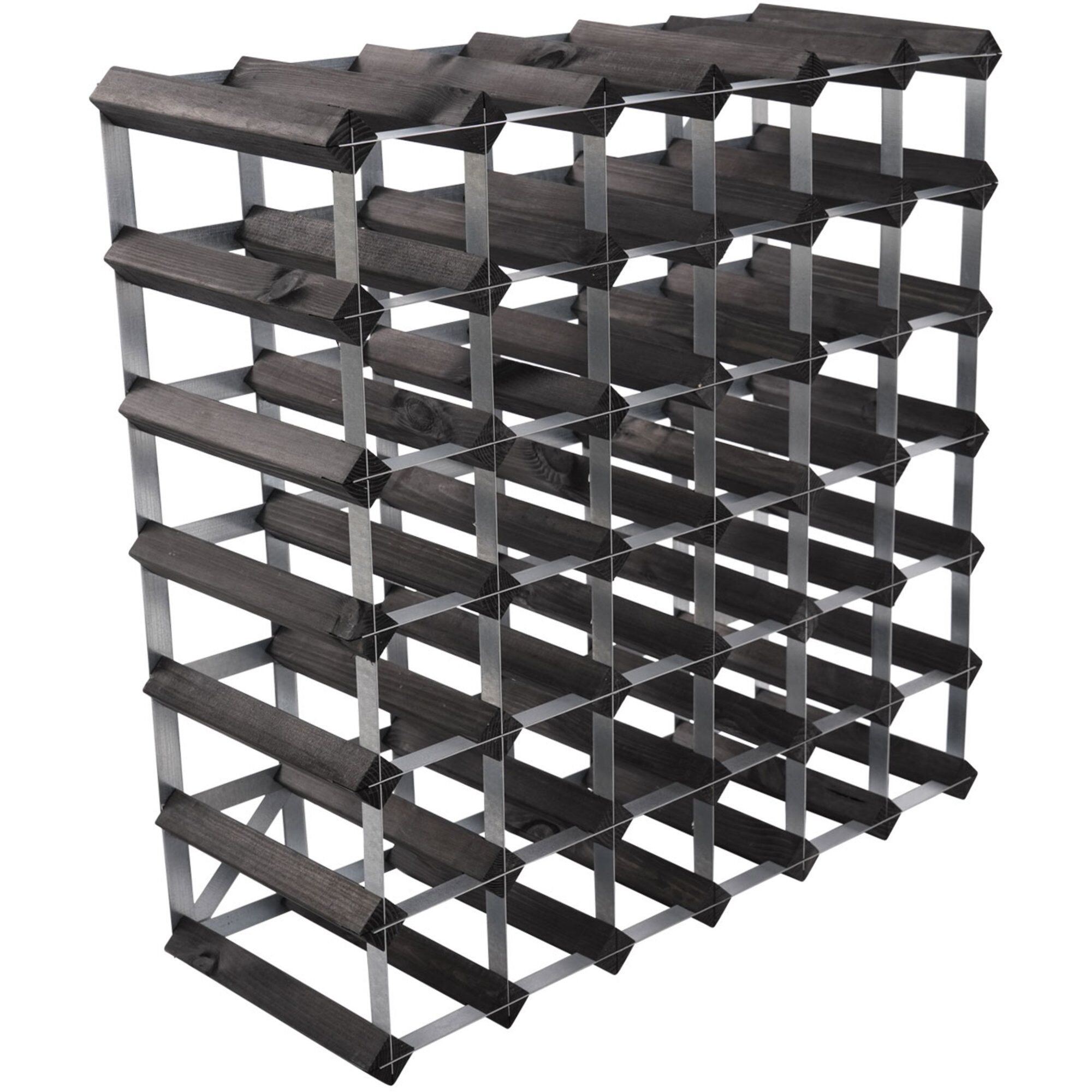 Traditional Wine Rack Vinstativ Black Ash 42 Flasker