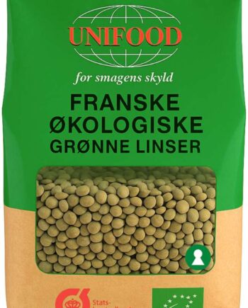 Unifood Franske Grønne Linser økologisk 500