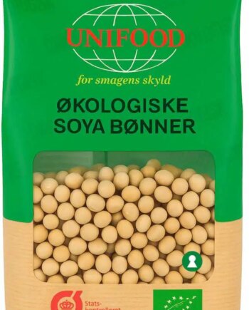 Unifood Sojabønner økologisk 500
