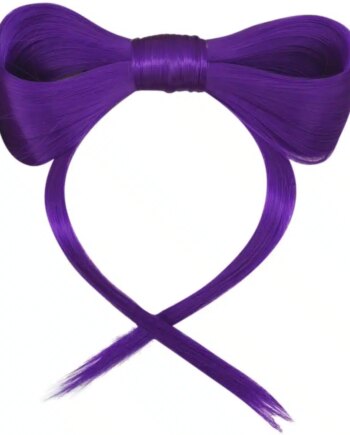 Unihair Hair Bow Barrette Purple