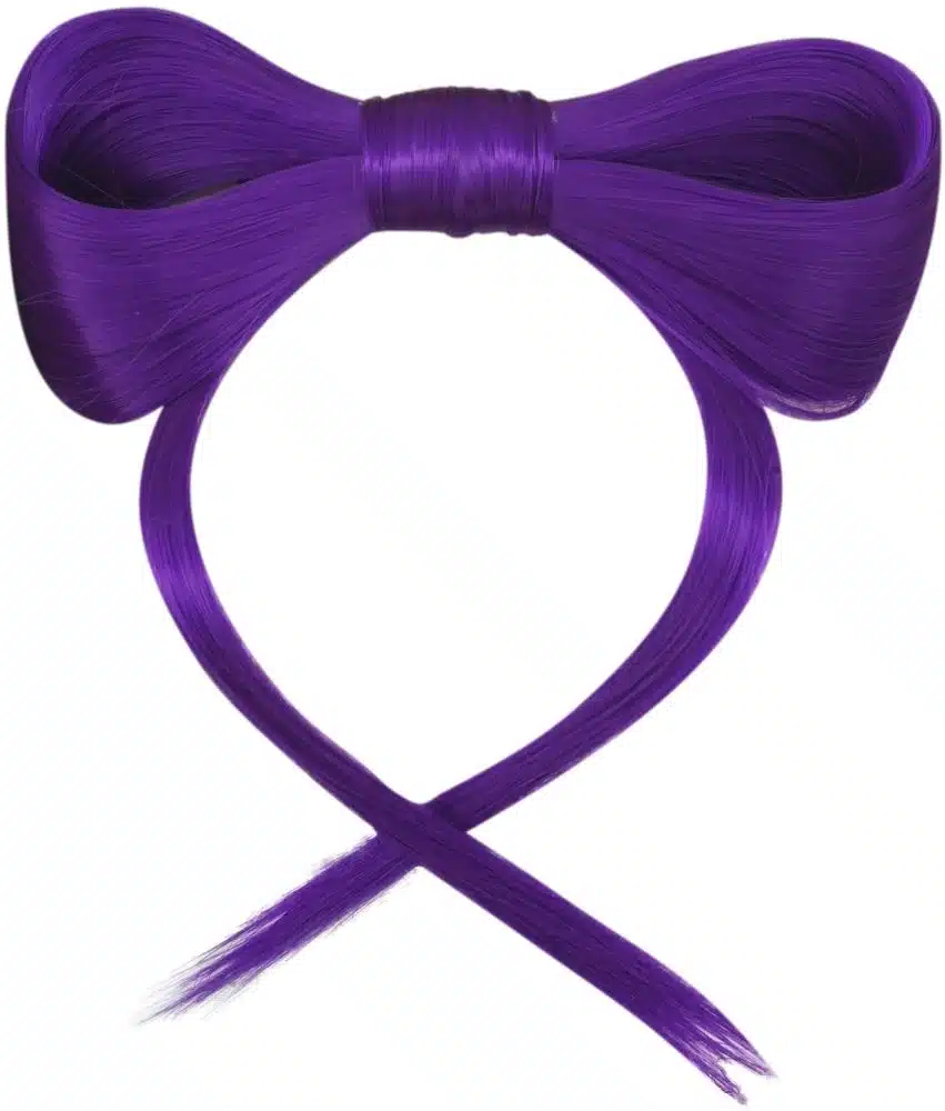 Unihair Hair Bow Barrette Purple