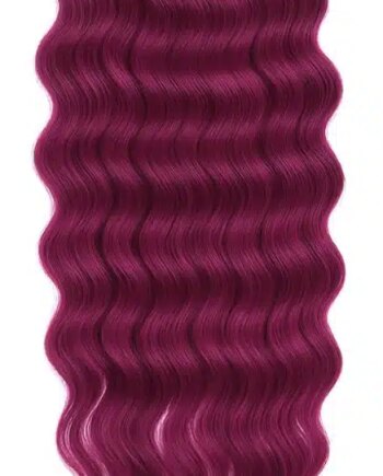 Unihair Remy Human Hair New Deep Wave 22 Quot  Burgundy