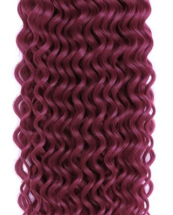 Unihair Remy Human Hair Spiral Weft 22 Quot  Burgundy