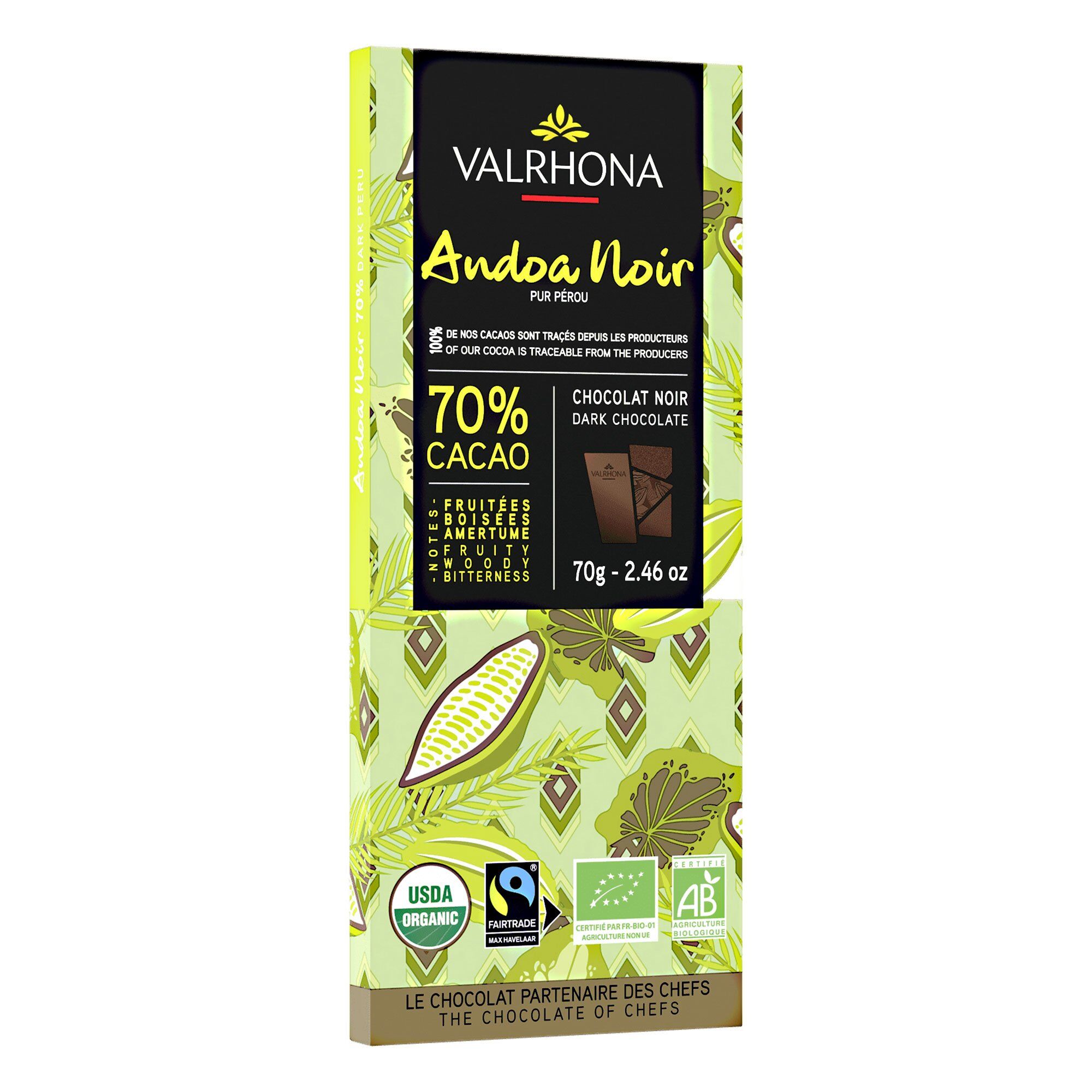Valrhona Andoa 70  Chokoladebar  70