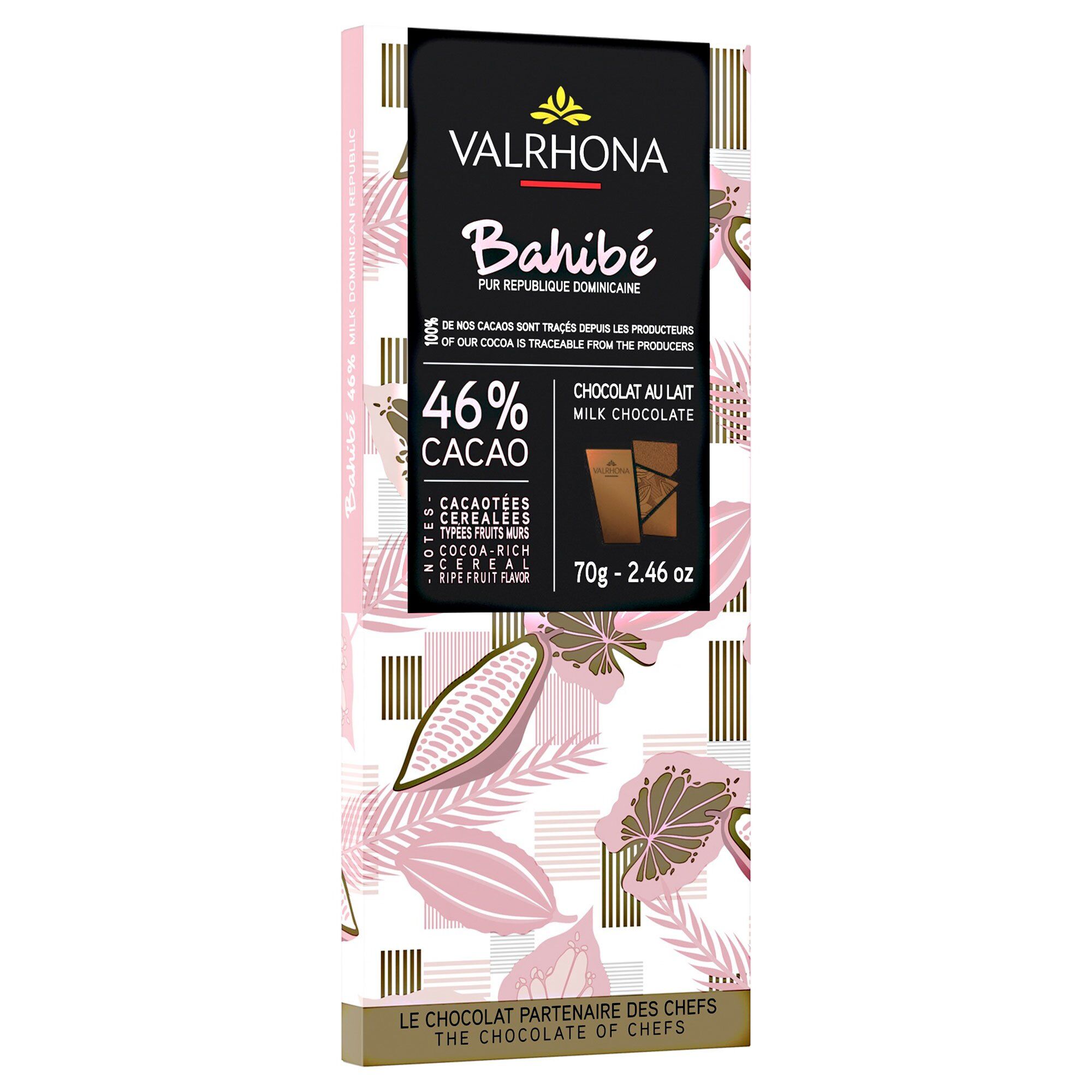 Valrhona Bahibe 46  Chokoladebar  70