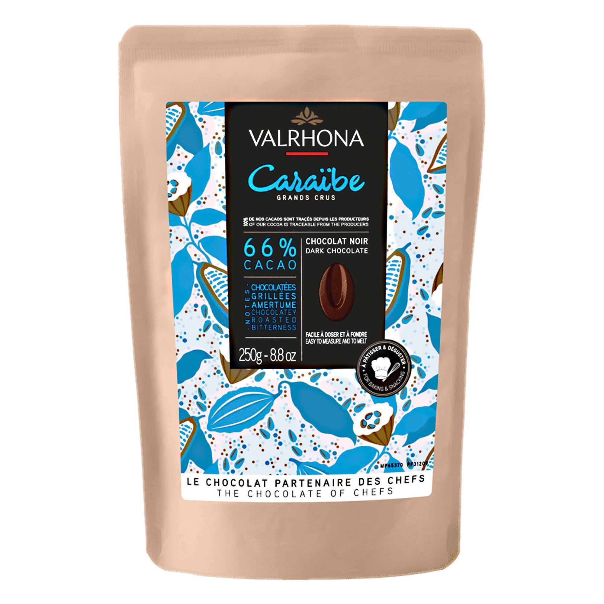 Valrhona Caraibe 66  Chokolade  250