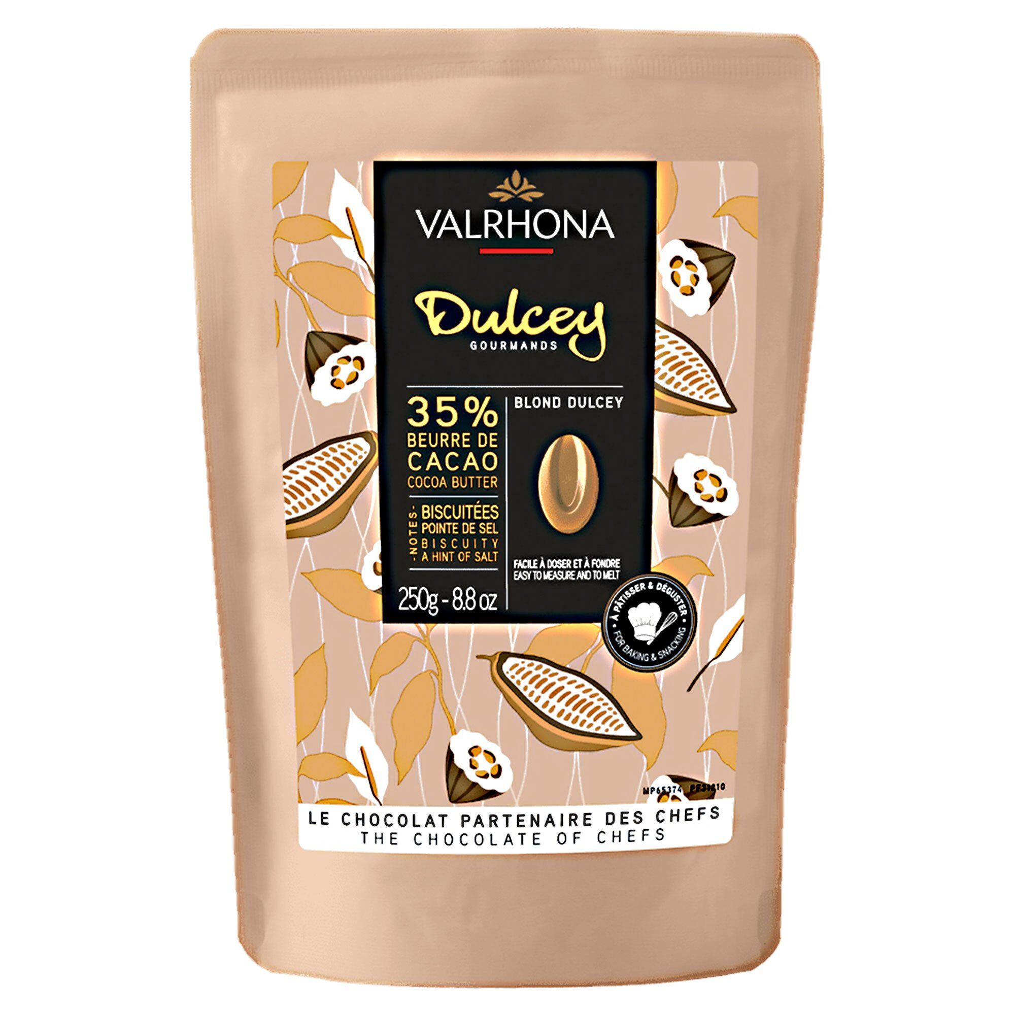 Valrhona Dulcey 35  Choklade  250