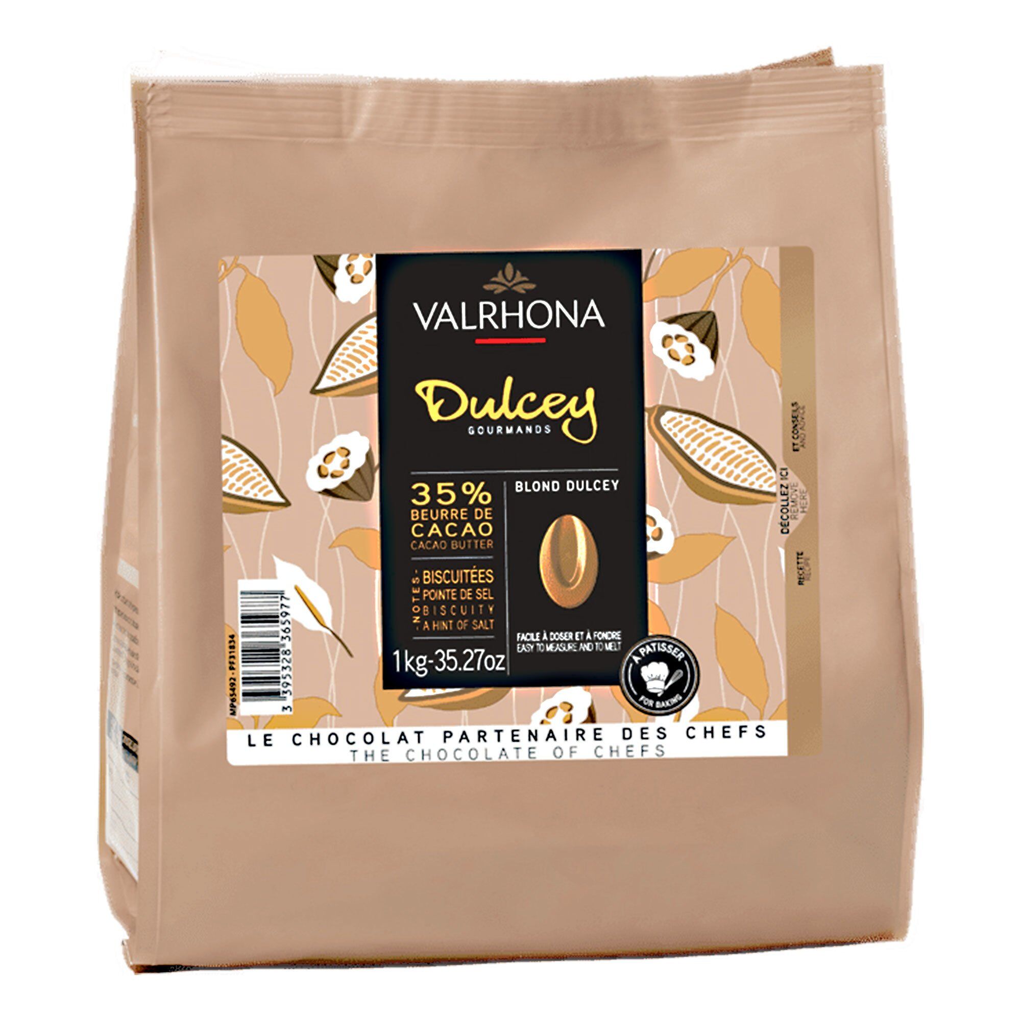 Valrhona Dulcey 35  Choklade    Kg