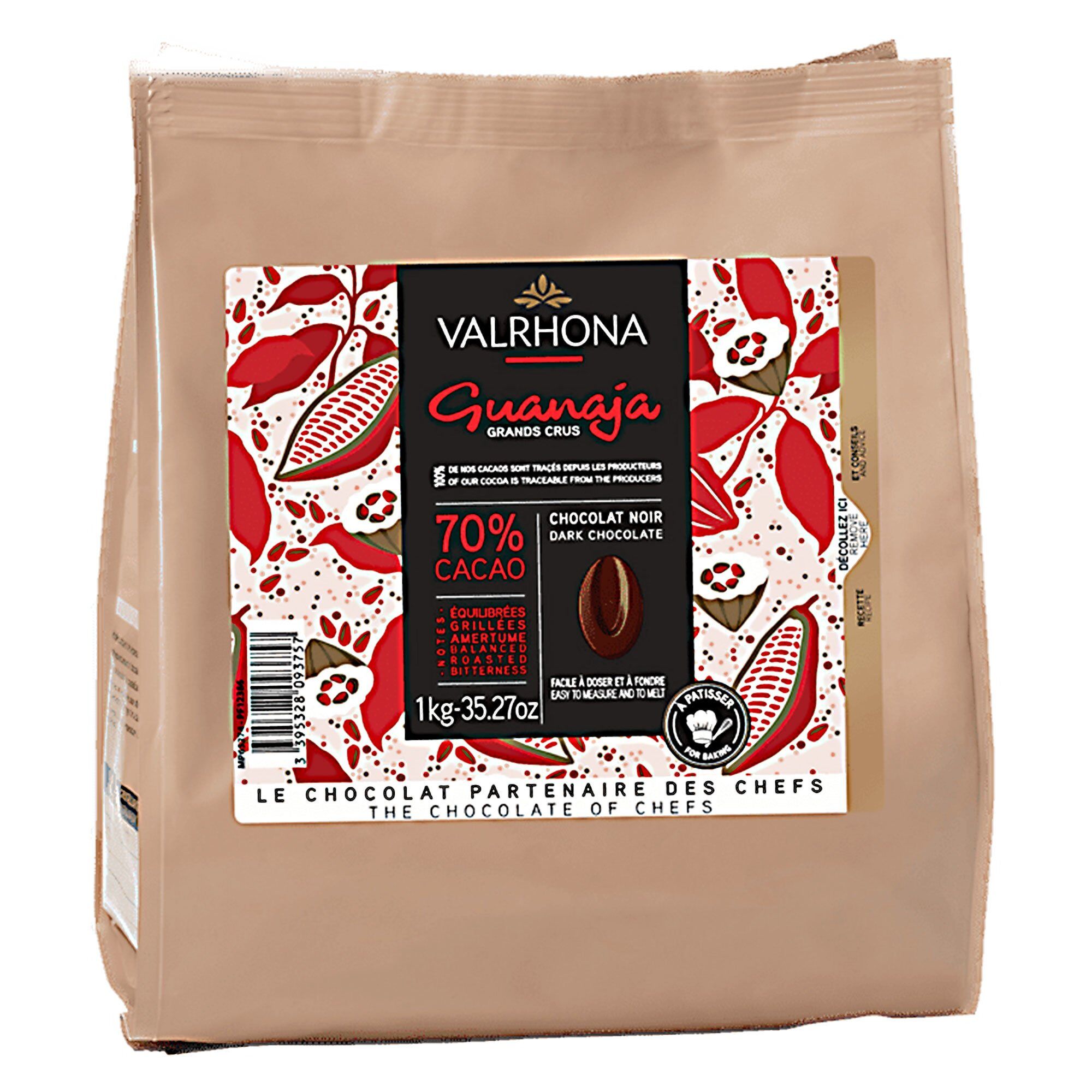 Valrhona Guanaja 70  Mørk Chokolade    Kg