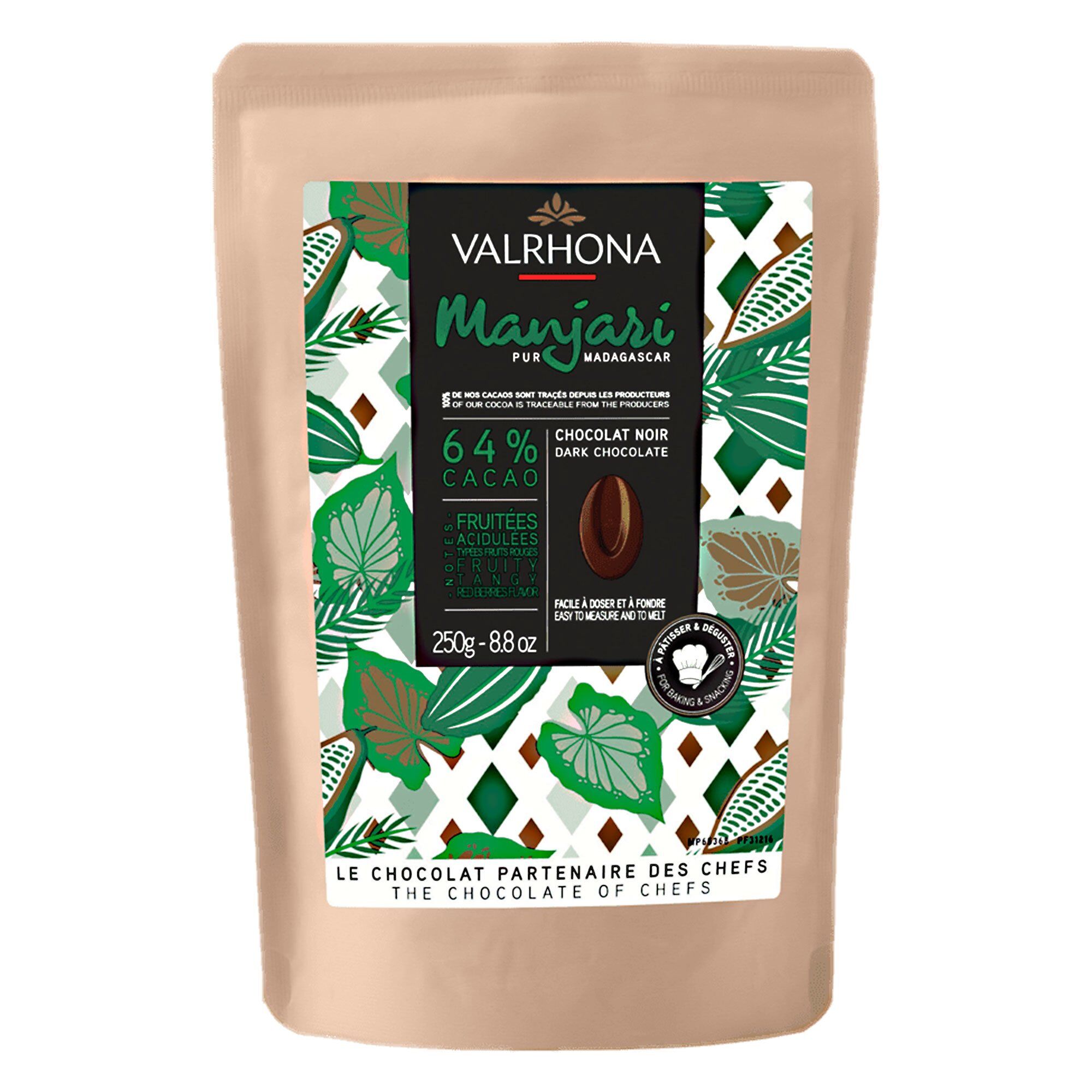 Valrhona Manjari 64  Chokolade  250