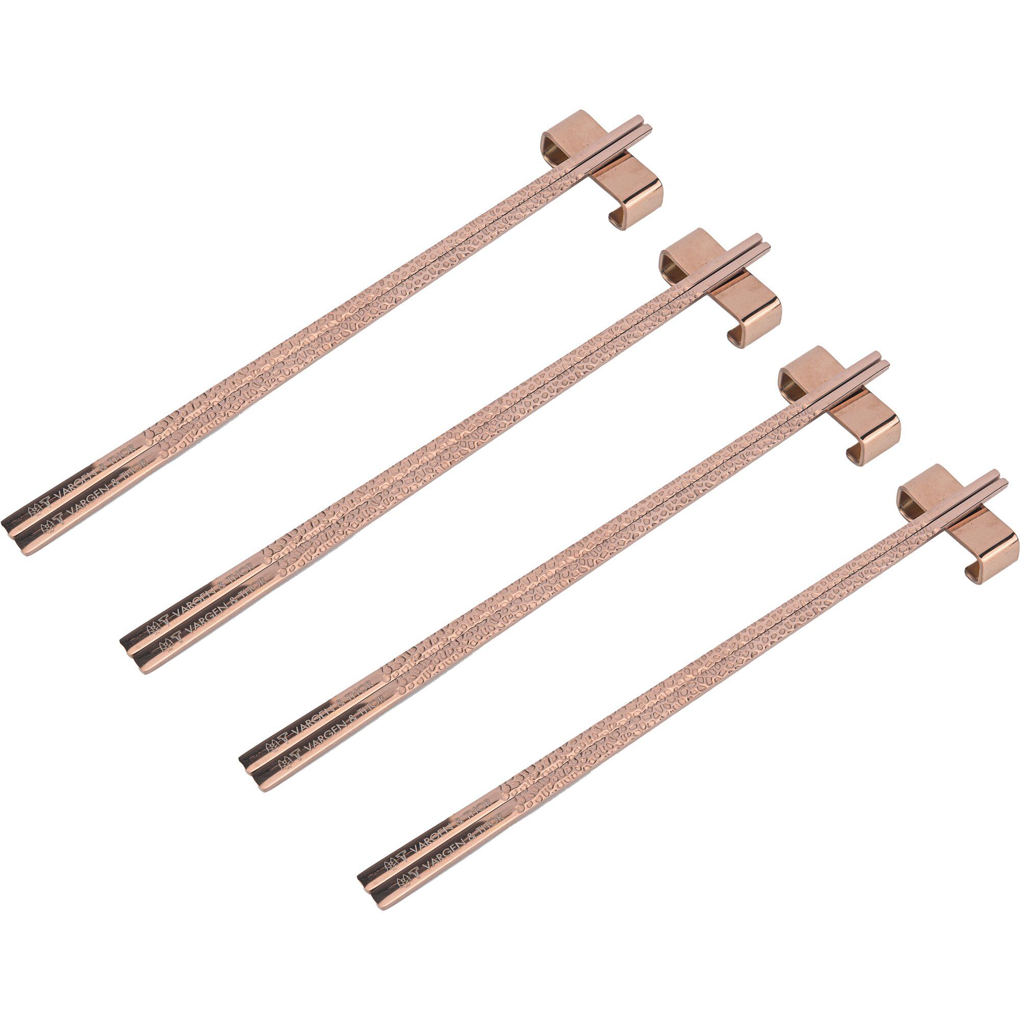 Vargen   Thor Kito Spisepinde   Par  Kobber-rosé