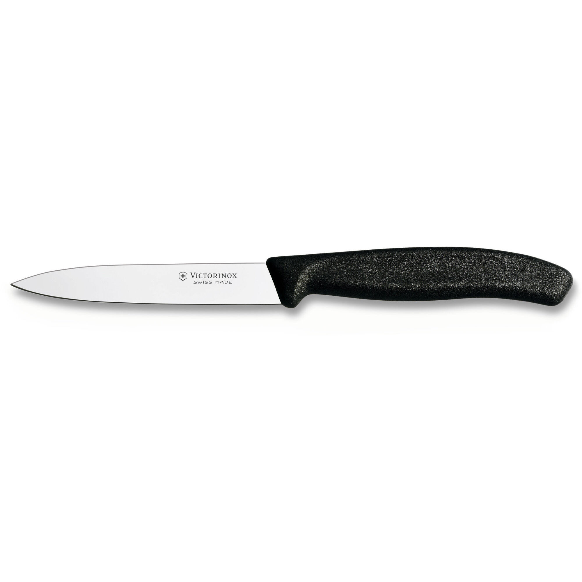 Victorinox Grøntsags- Og Skrællekniv Med Nylonhåndtag   Sort  10 Cm