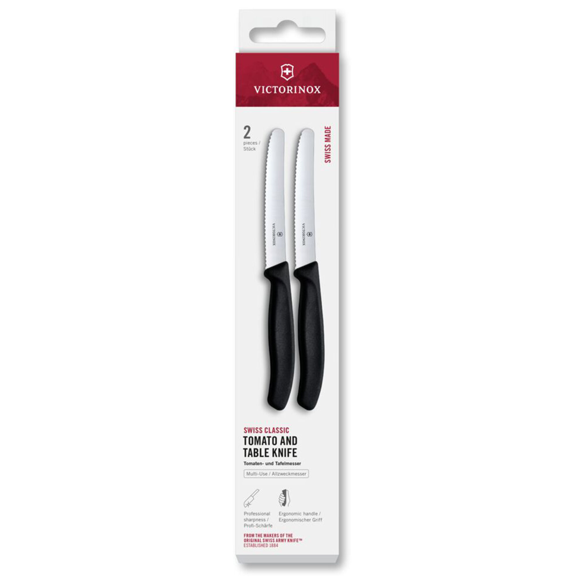 Victorinox Swiss Classic Tomatkniv 11 Cm  -pak  Sort