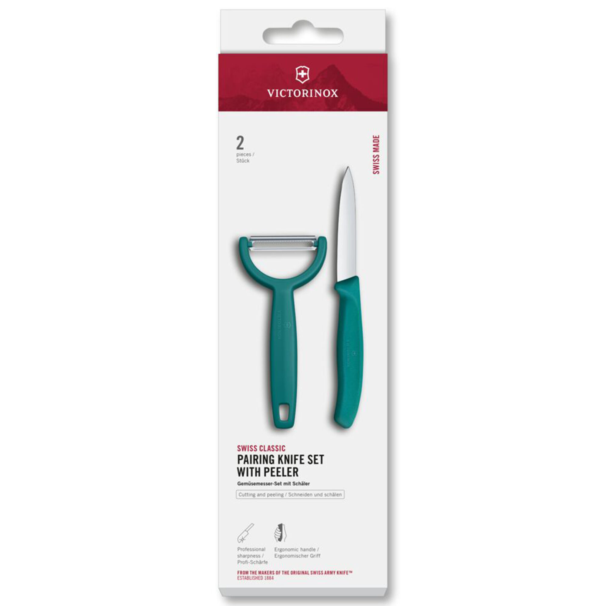 Victorinox Swiss Classic Urtekniv Og Kartoffelskræller  Grøn