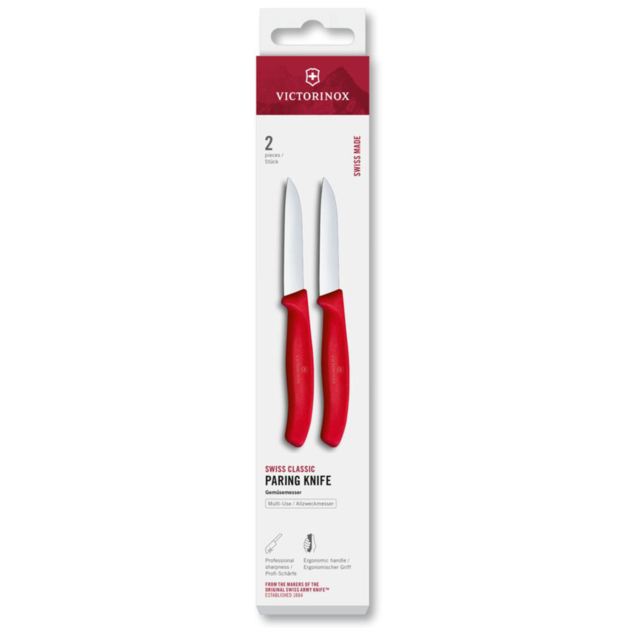 Victorinox Swiss Classic Urteknive   Cm   Stk  Rød