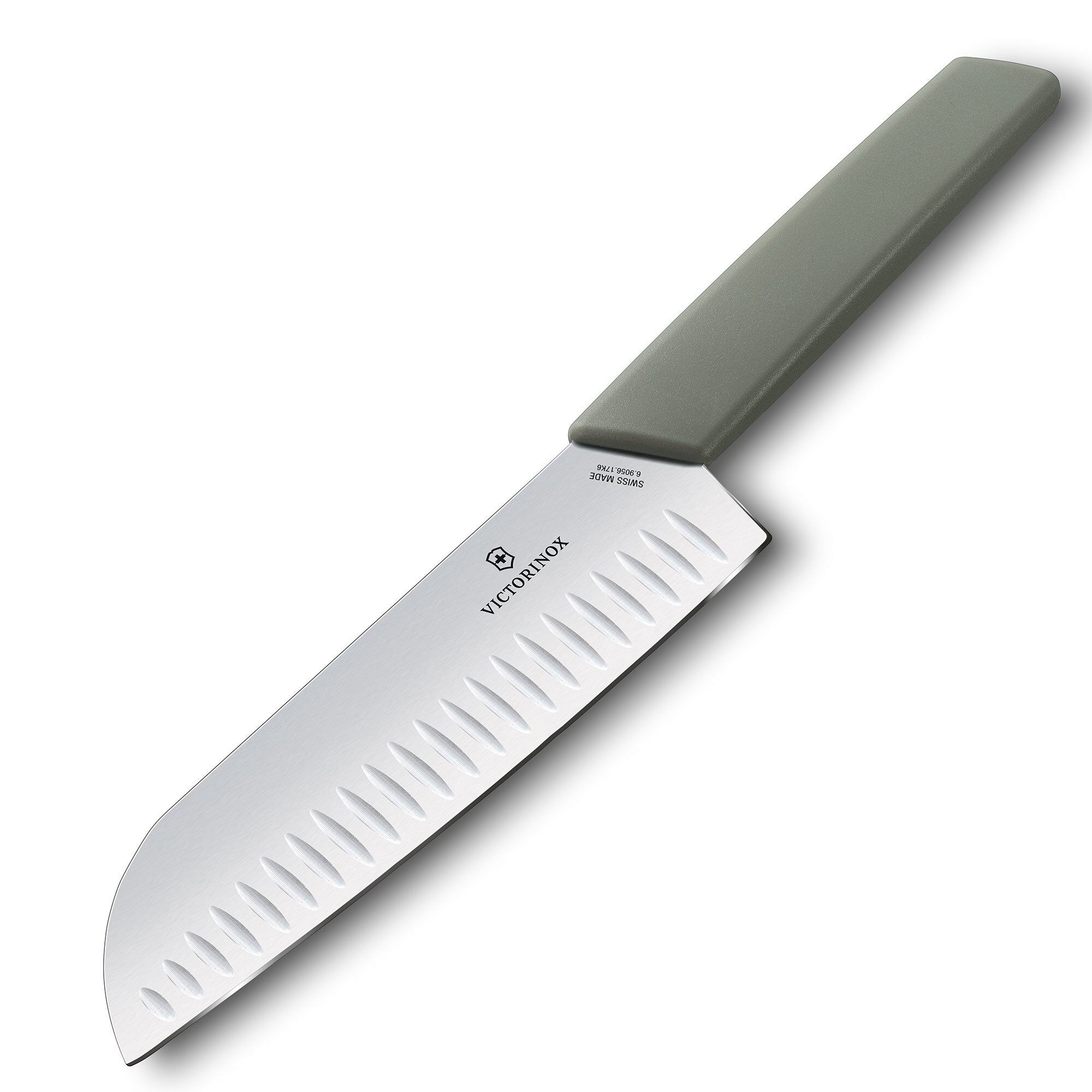 Victorinox Swiss Modern Santokukniv 17 Cm  Oliven