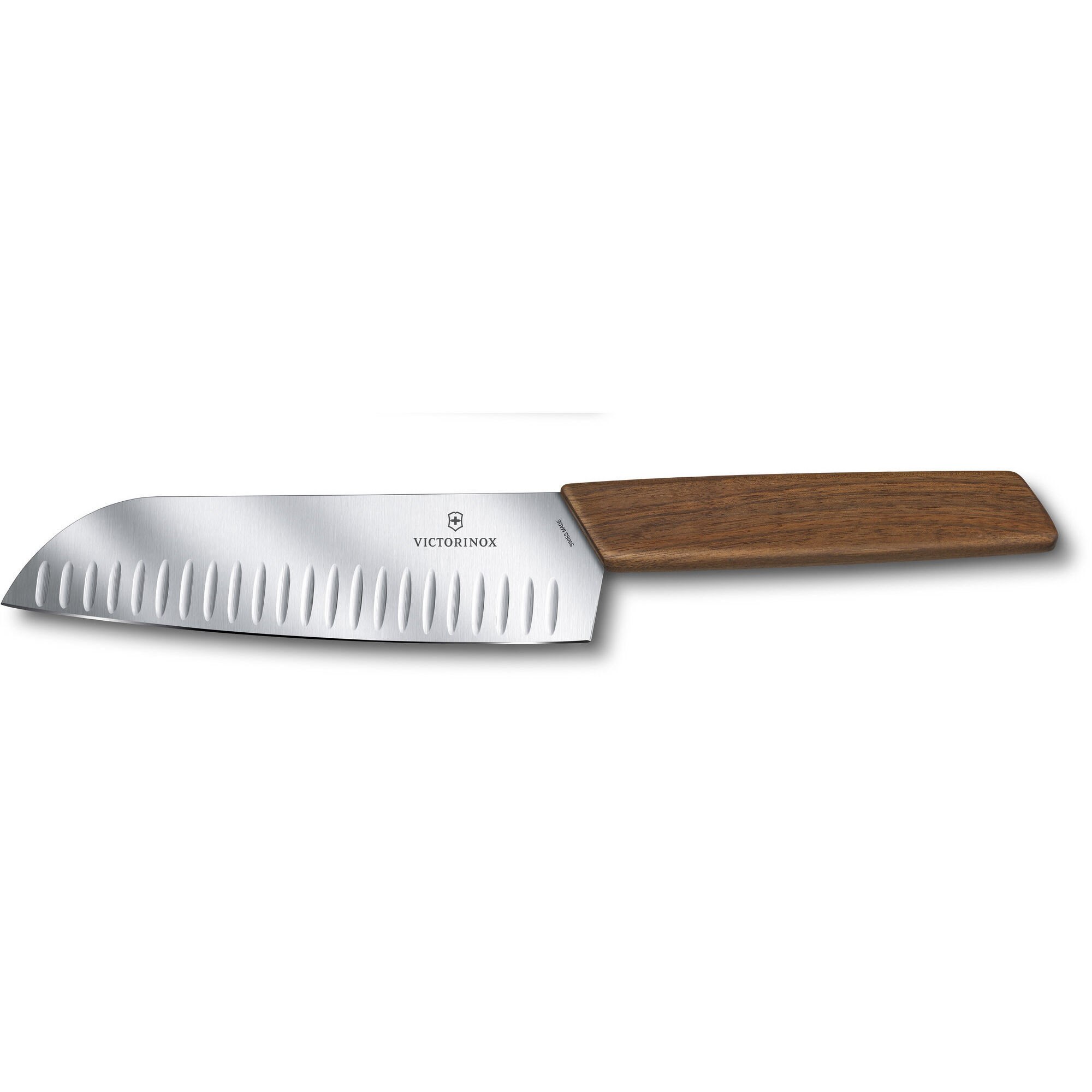 Victorinox Swiss Modern Santokukniv 17 Cm  Valnød