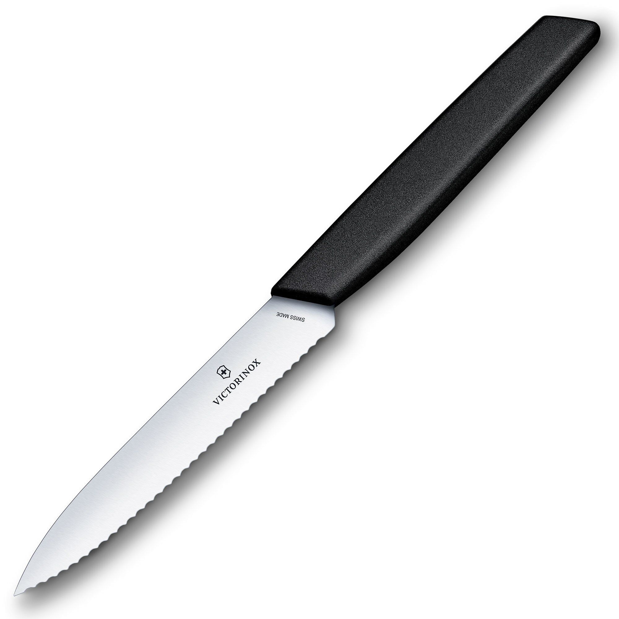 Victorinox Swiss Modern Savtakket Urtekniv 10 Cm  Sort