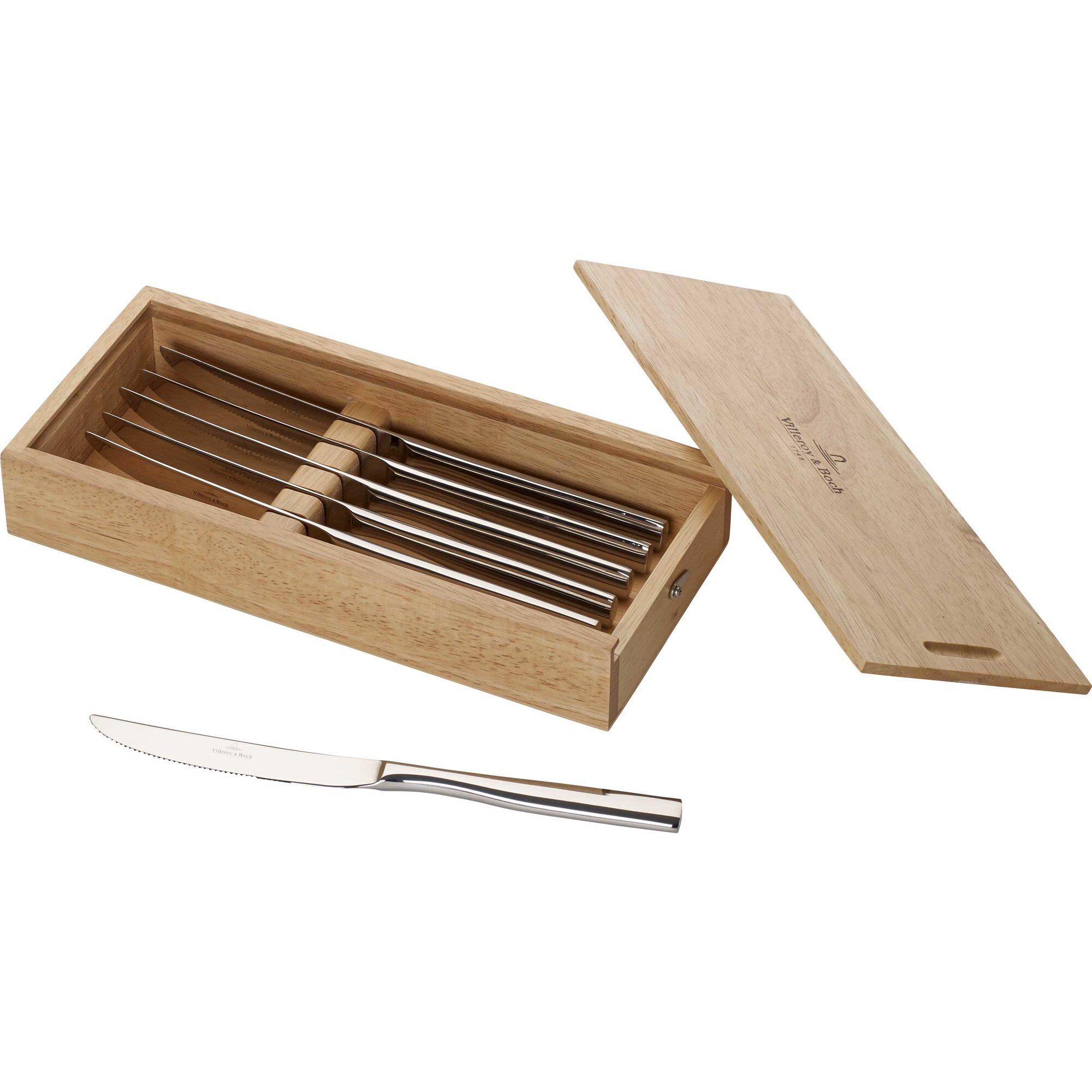 Villeroy   Boch Piemont Pizza Steak Knivsæt   Dele