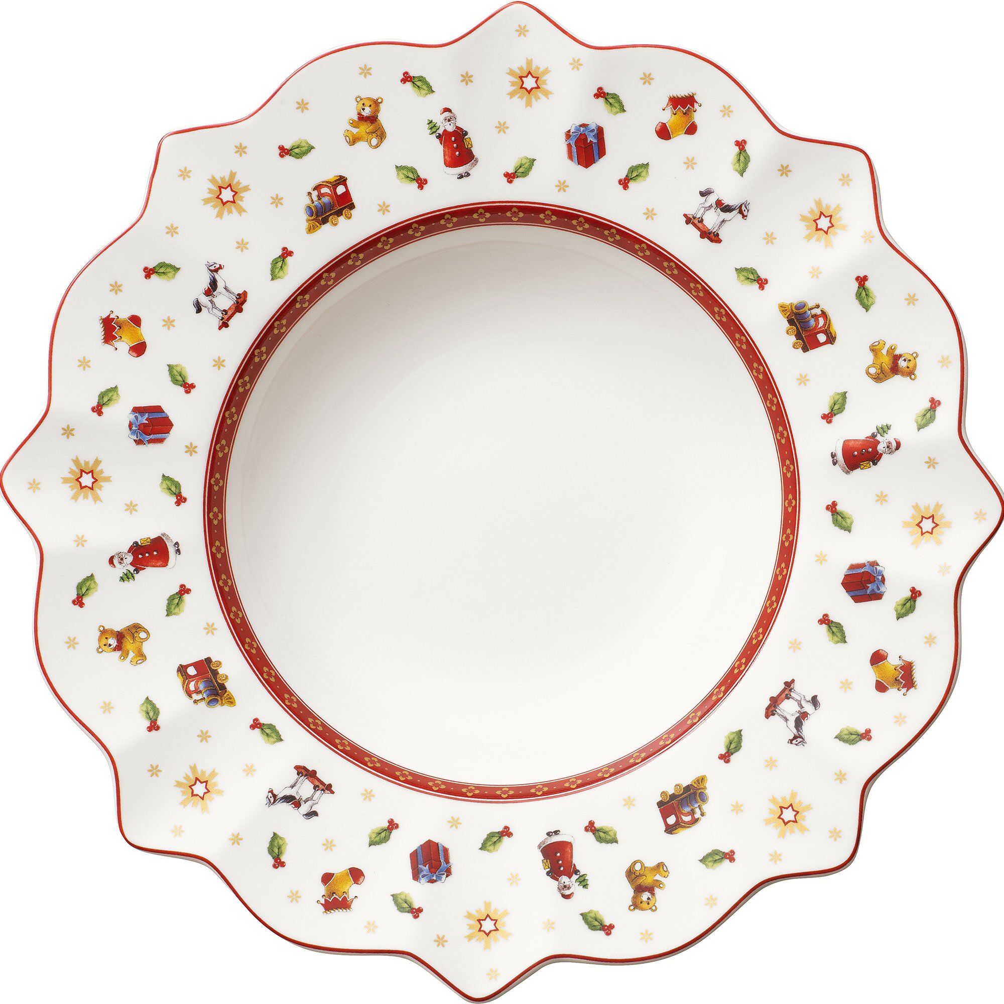 Villeroy   Boch Toy 39   Delight Dyb Tallerken  Hvid