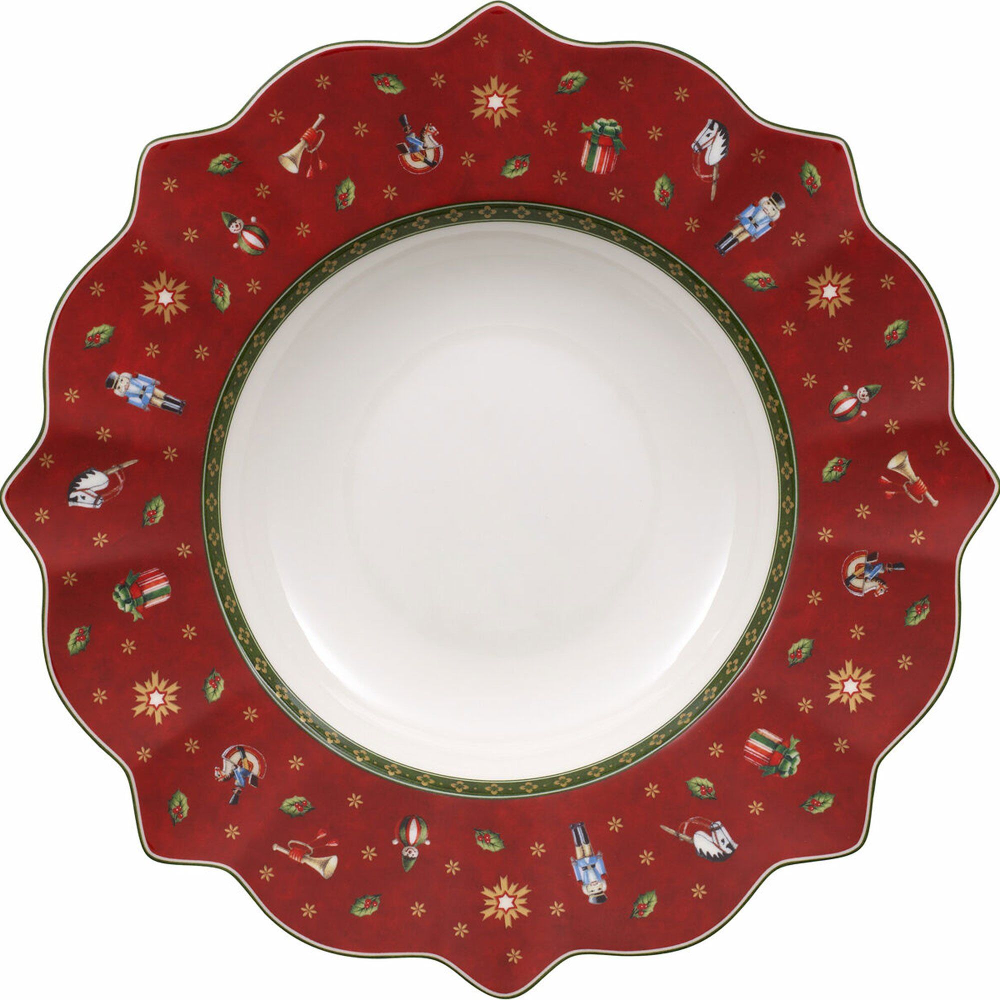 Villeroy   Boch Toy 39   Delight Dyb Tallerken  Rød