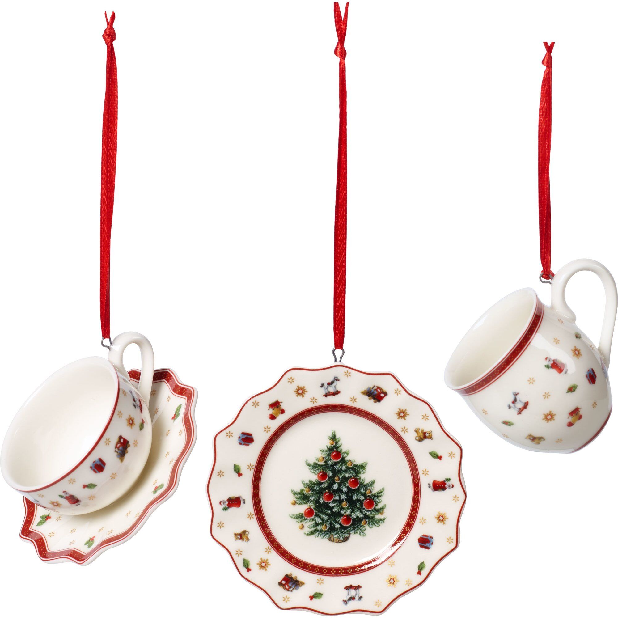 Villeroy   Boch Toy 39   Delight Julepynt Serveringssæt   Dele  Hvid