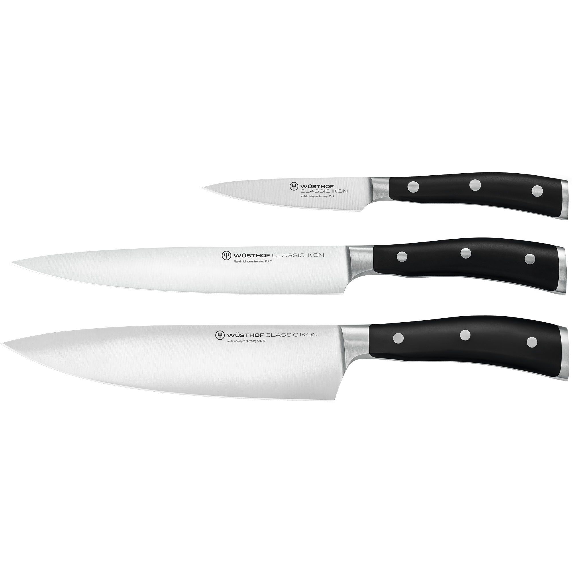 Wüsthof Classic Ikon Knivsæt  Sort