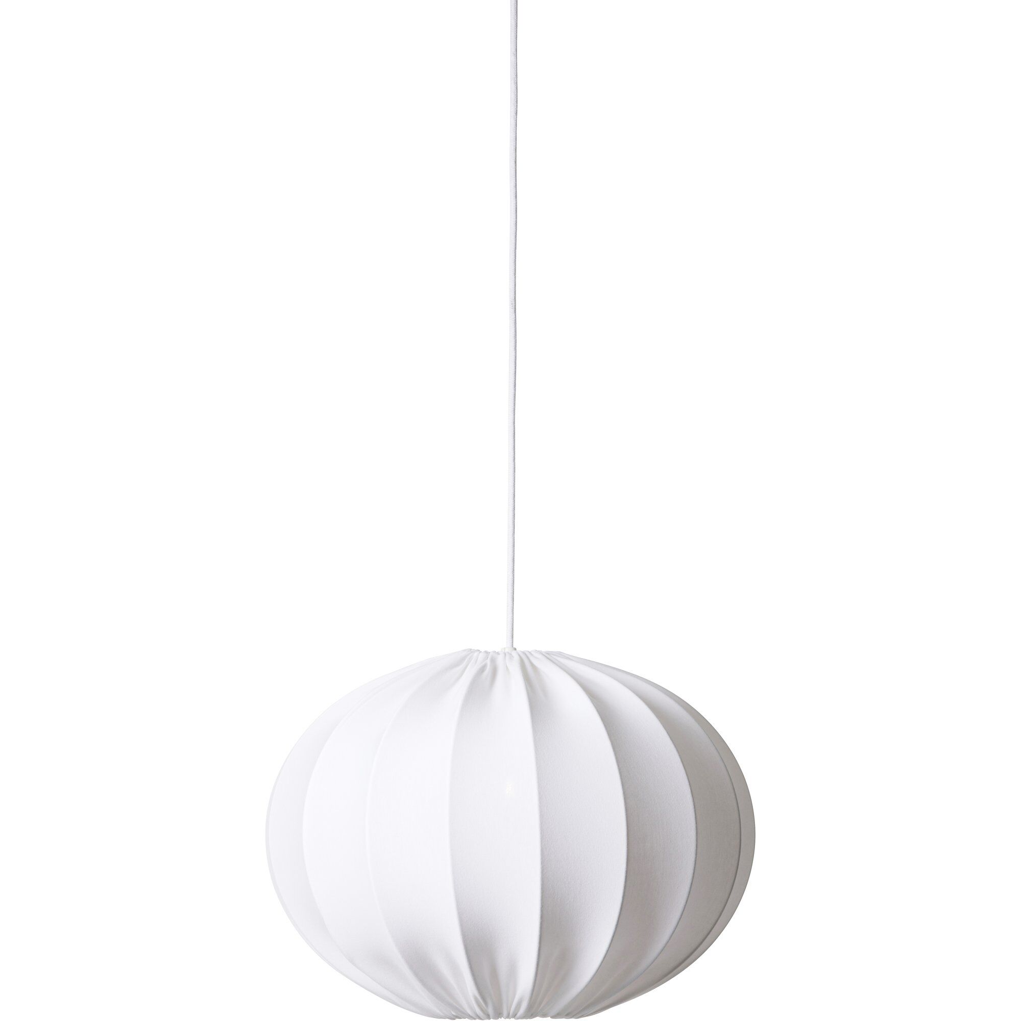Watt Veke Loftslampe  Oval Kugle  40 Cm  Hvid
