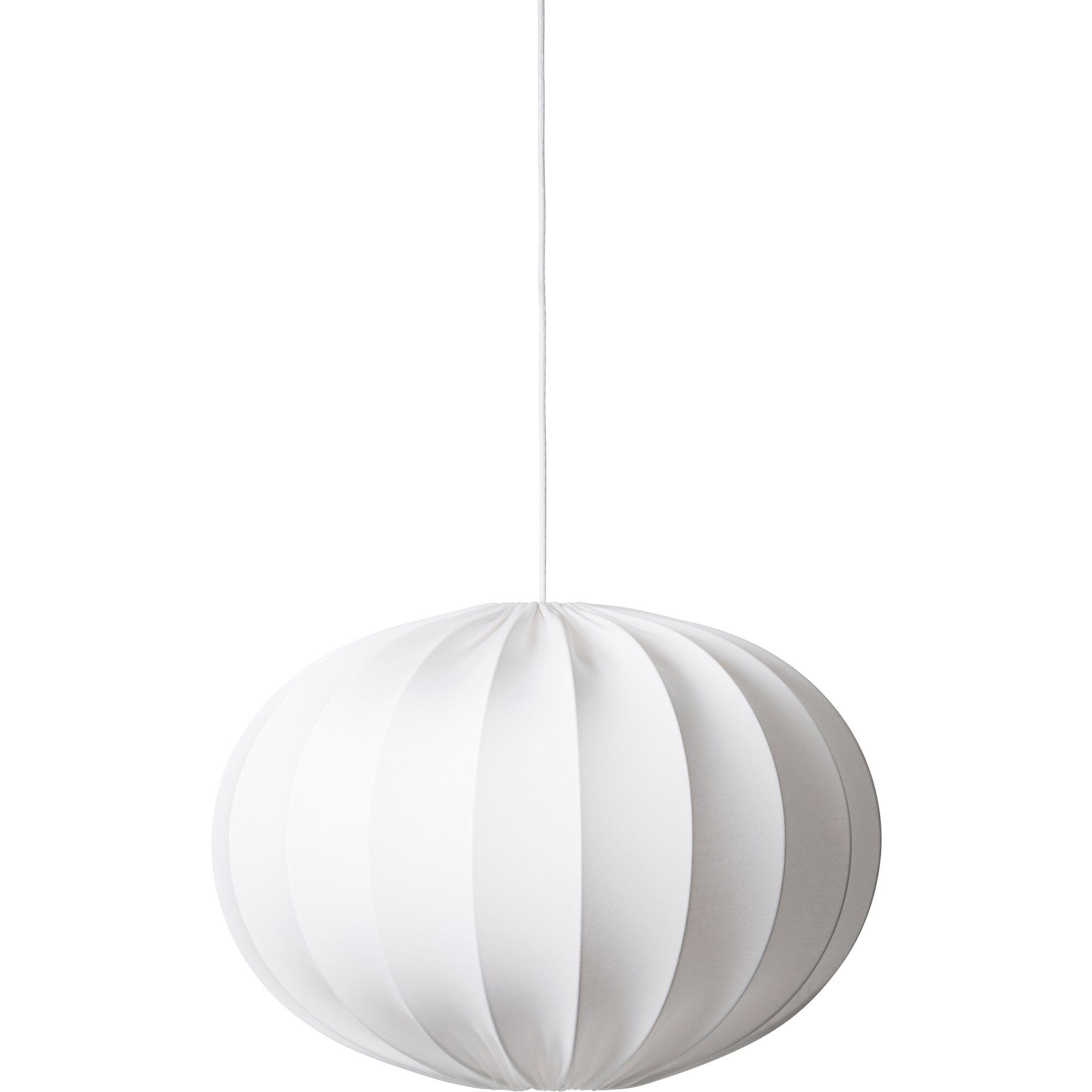 Watt Veke Loftslampe  Oval Kugle  65 Cm  Hvid