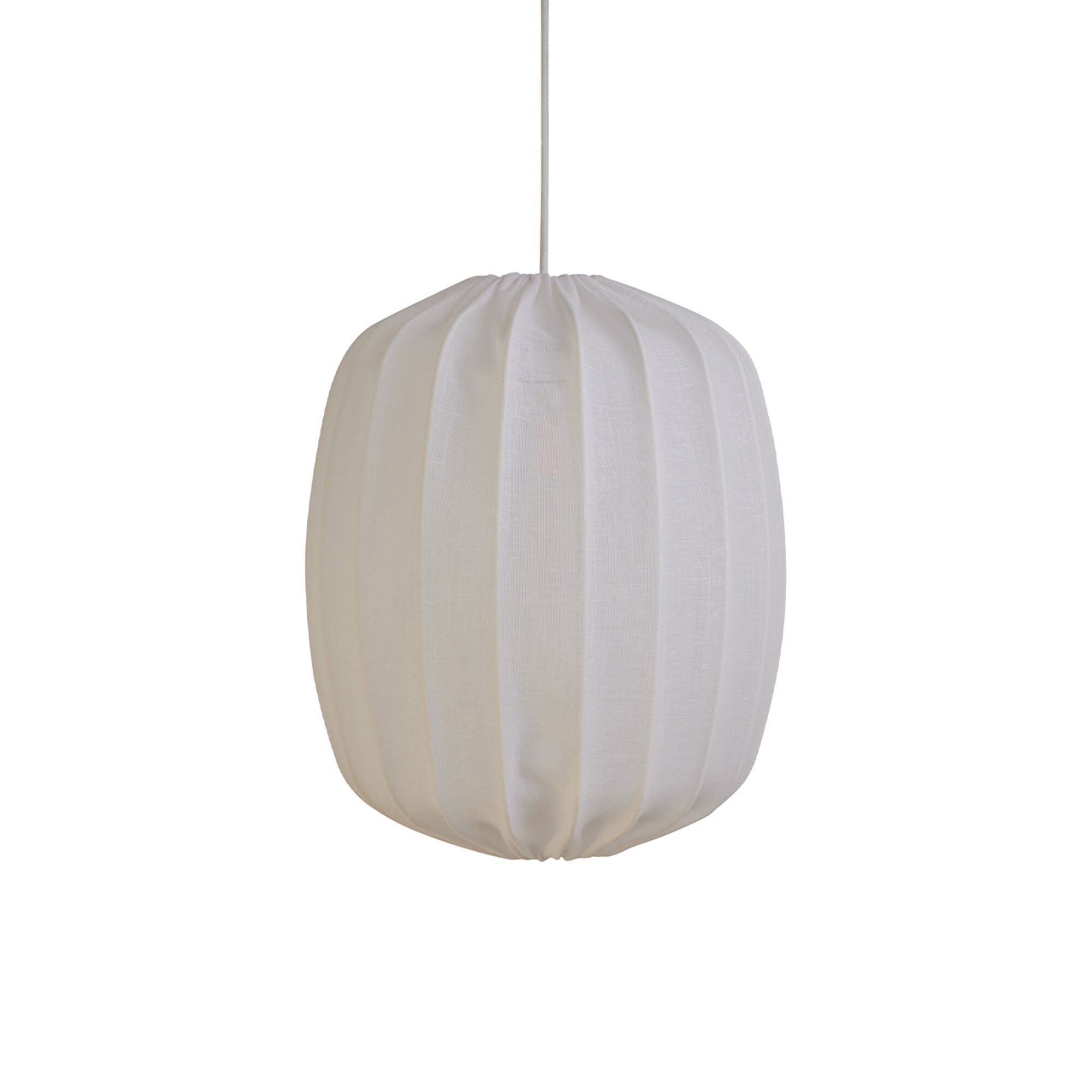 Watt Veke Prisma Loftslampe   Hør 25 Cm  Hvid