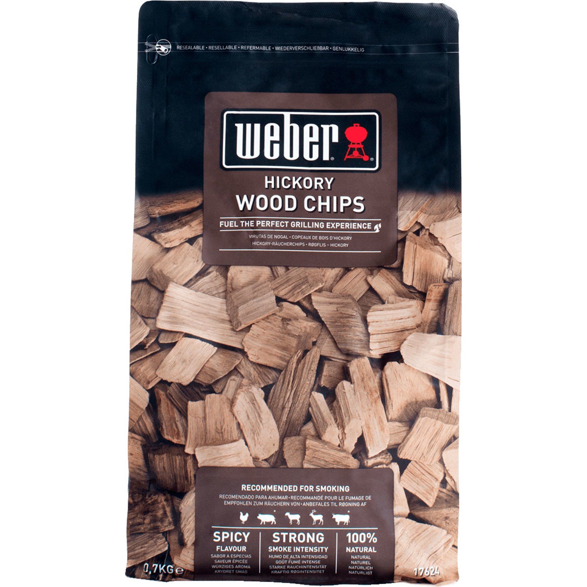 Weber Røget Træflis Hickory