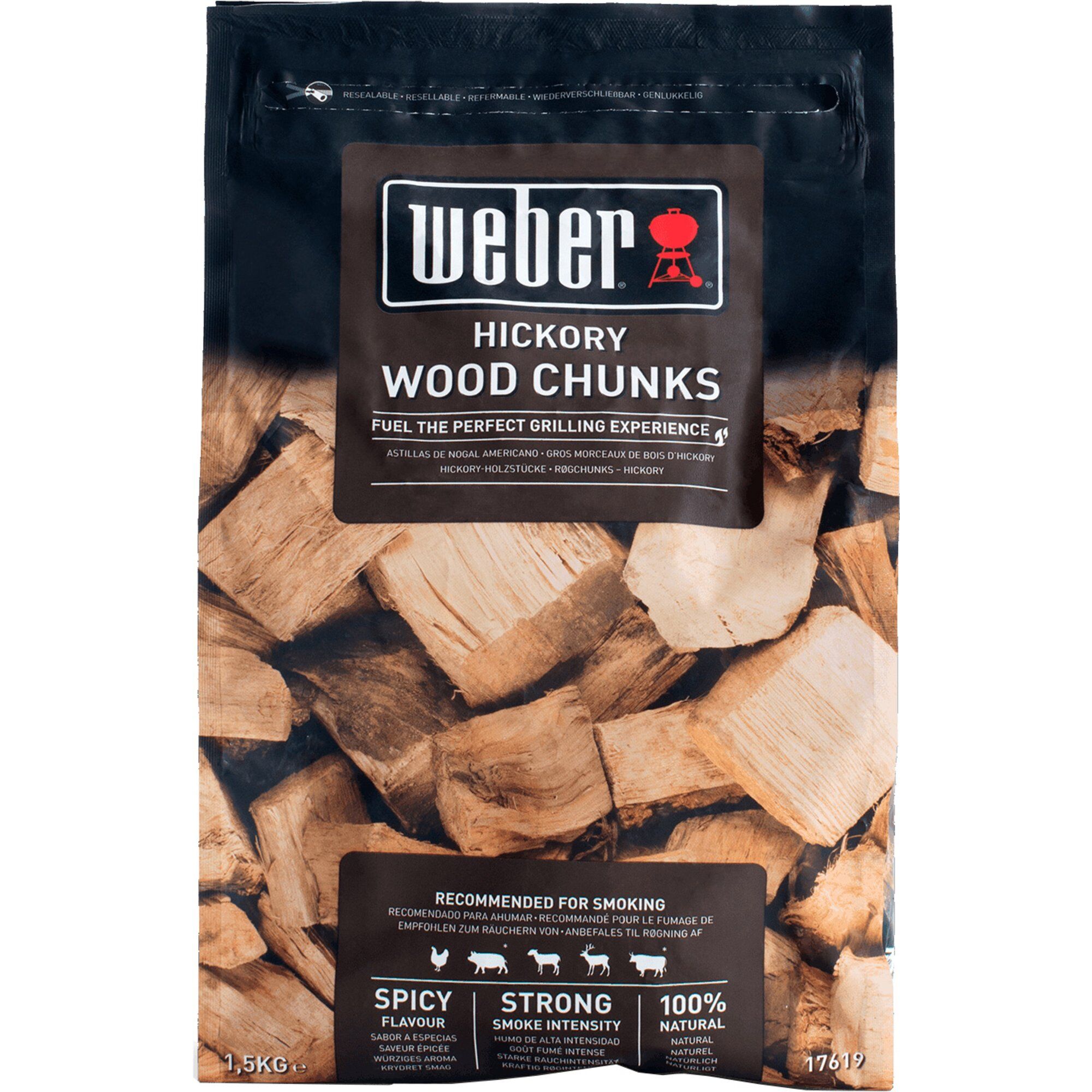 Weber Smoking Wood Chunks  Hickory